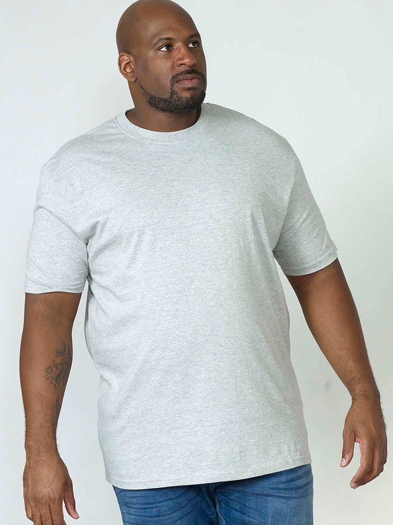 D555 Flyers Premium Weight T-shirt - Grey Melange