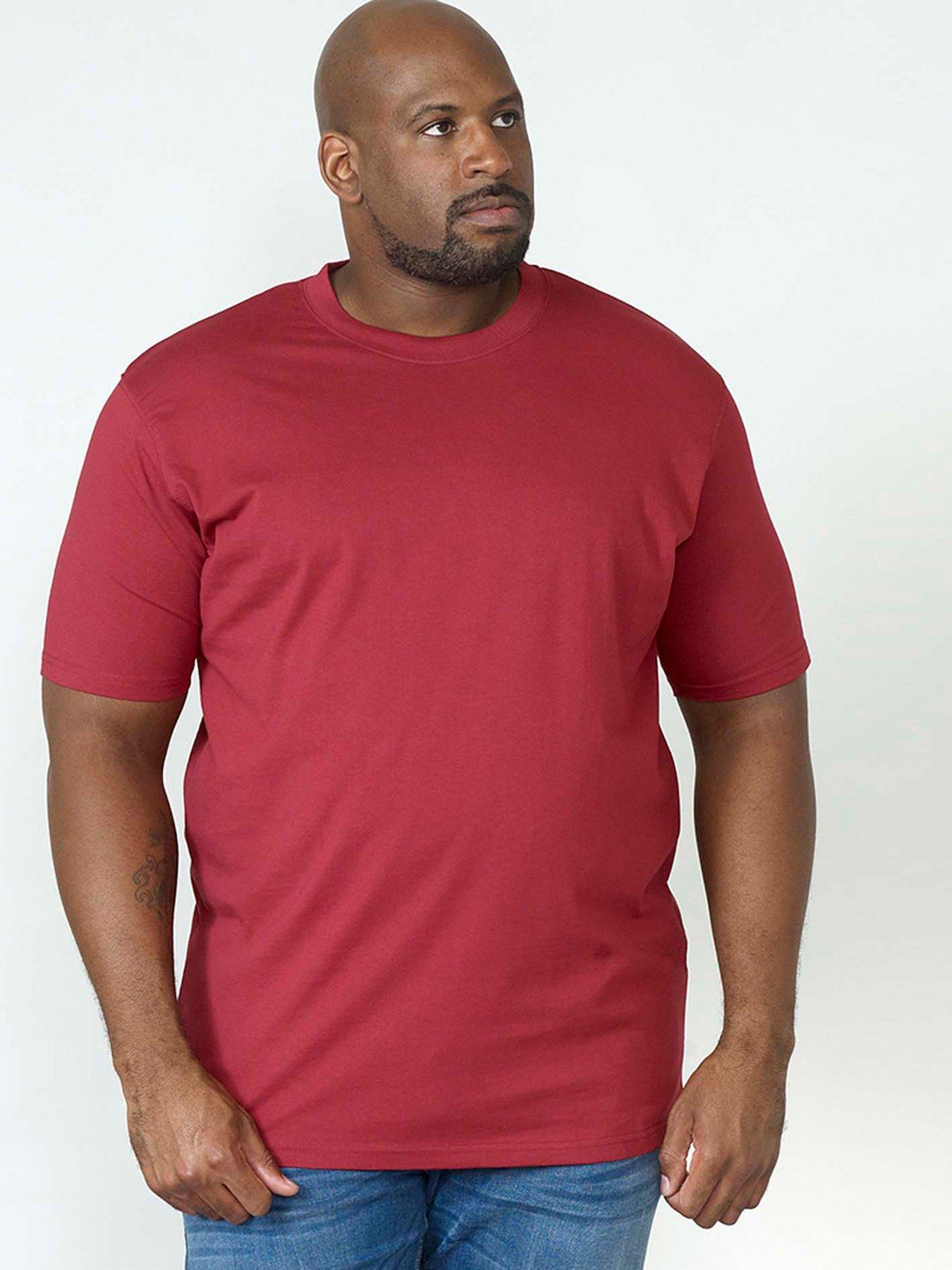 Image of D555 Flyers Premium Weight T-shirt - Red