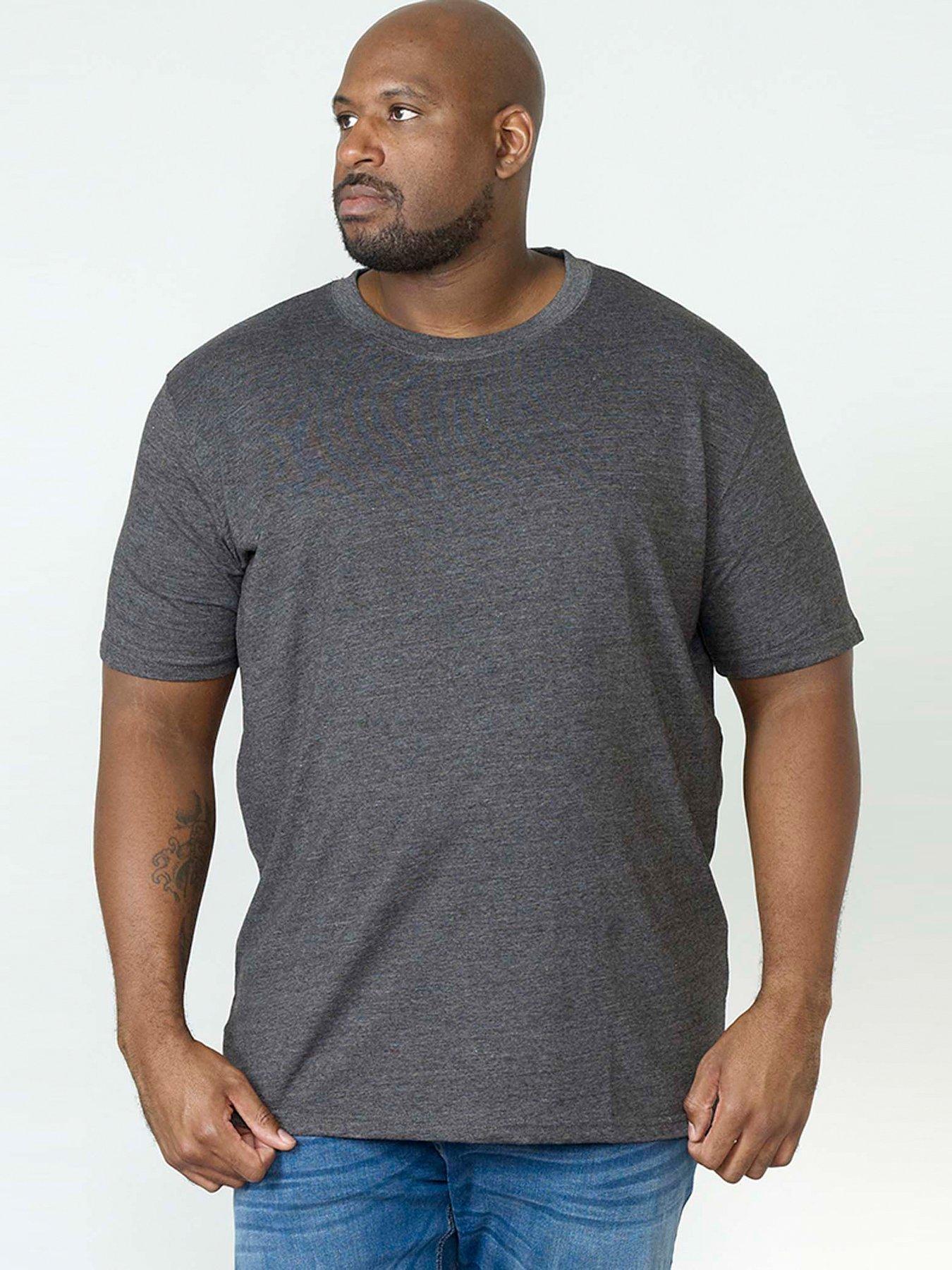 D555 Flyers Premium Weight T-shirt - Charcoal Melange