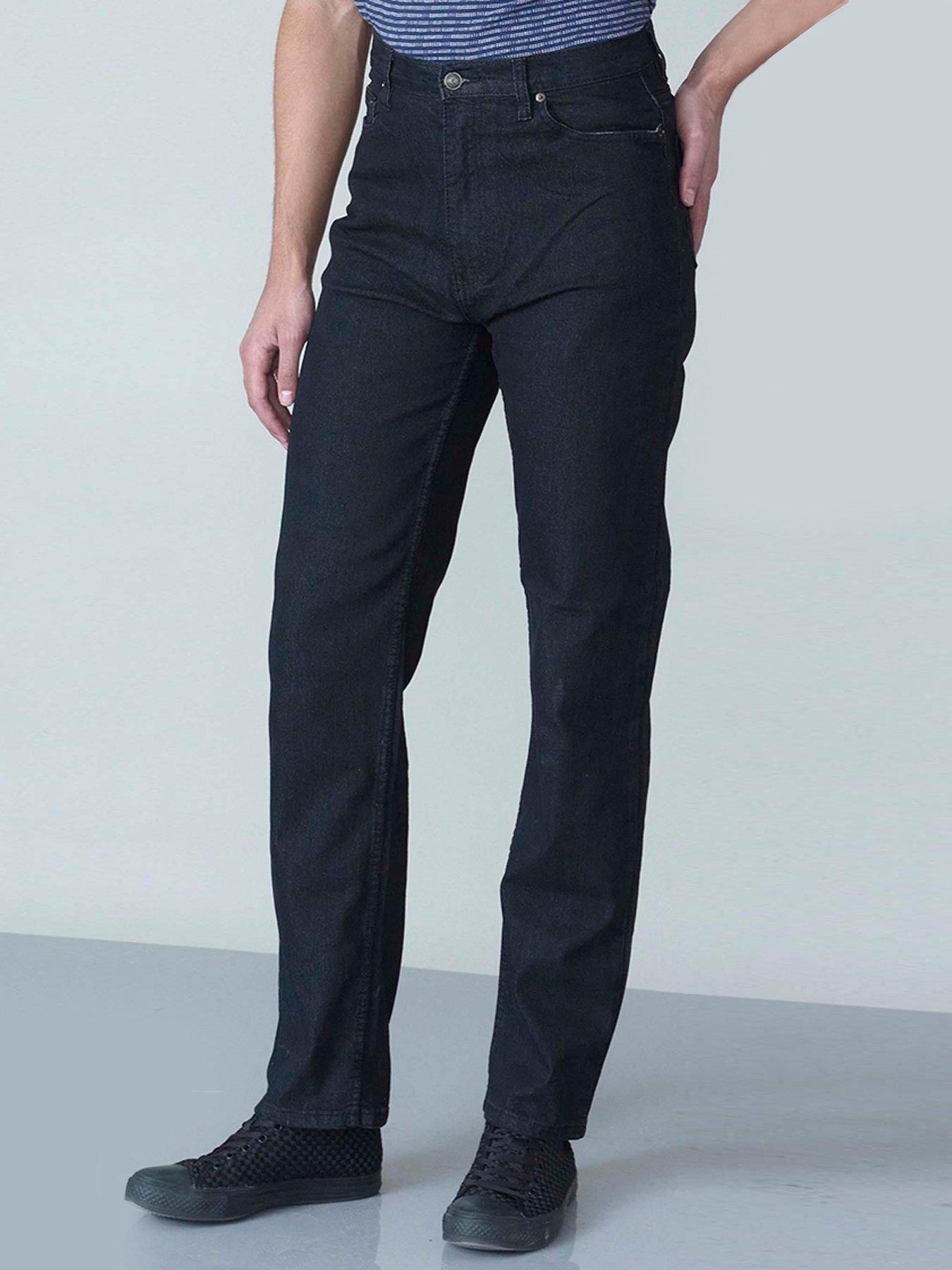 d555-rockford-carlos-comfort-fit-stretch-jeans-blackfront