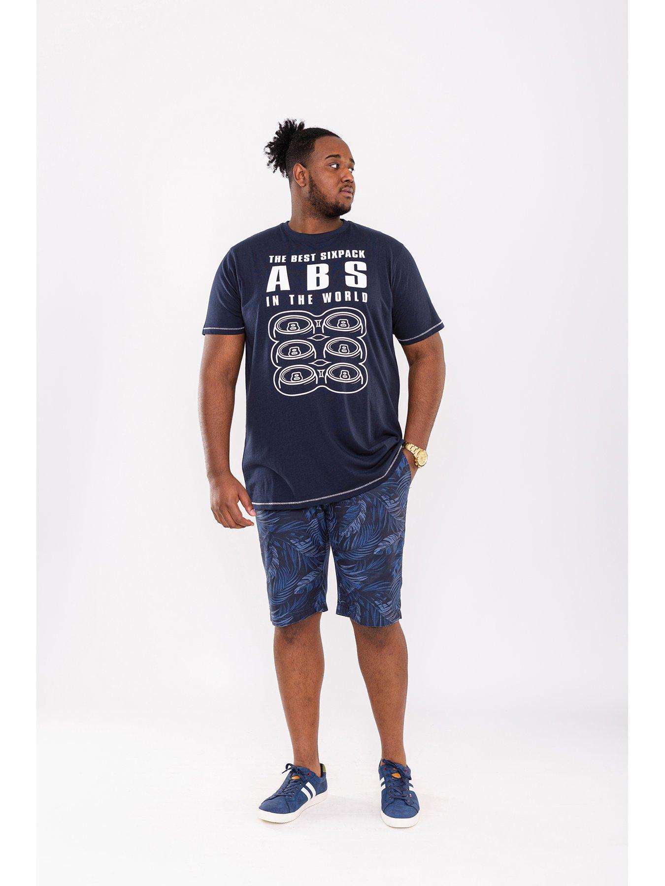 d555-marco-best-sixpack-abs-crew-neck-printed-t-shirt-navystillFront