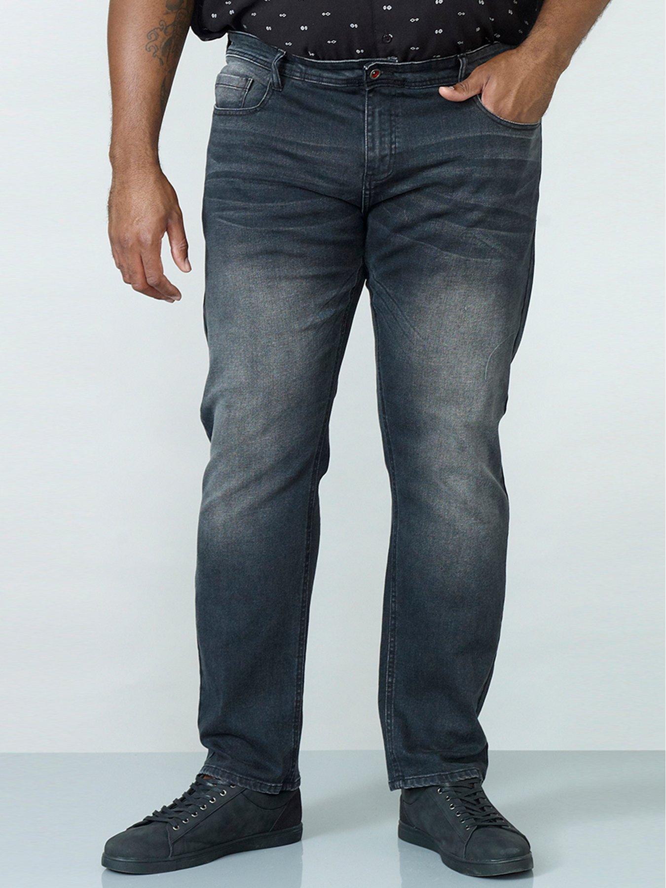undefined Benson Tapered Fit Stretch Jeans - Grey