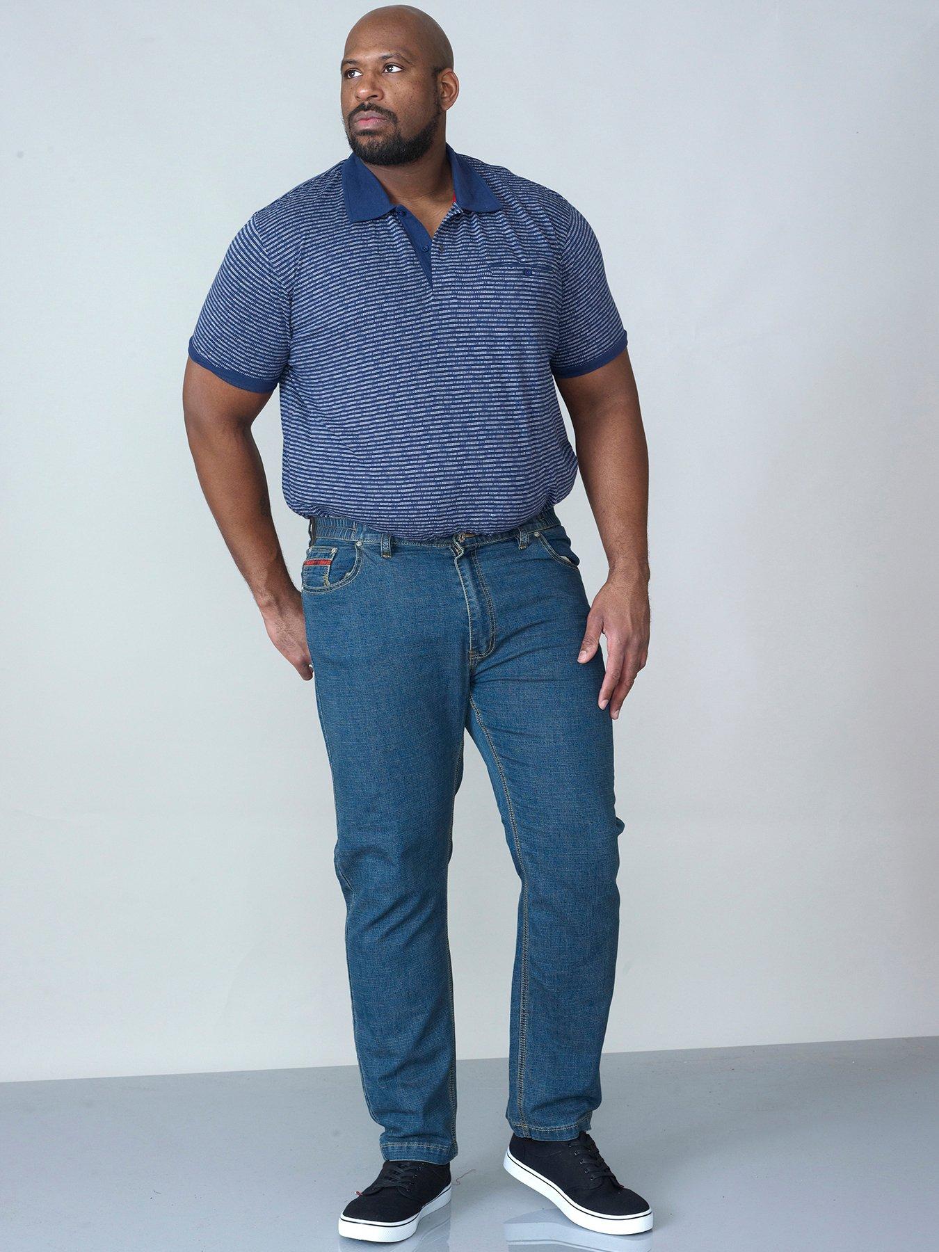 d555-d555-duke-london-bailey-relaxed-comfort-fit-stretch-jeans-with-elasticated-waist-washed-bluestillFront