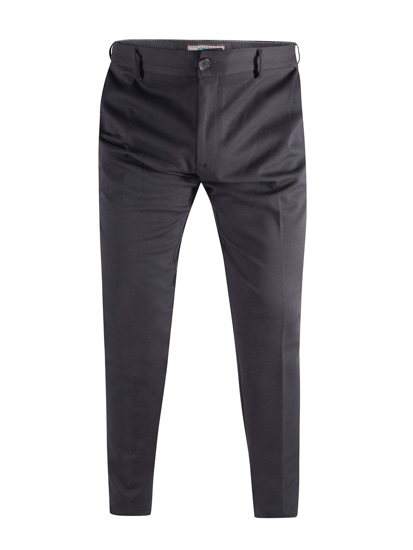 Image 2 of 3 of D555 D555 Yarmouth Stretch Trouser With Flexible Waistband - Black