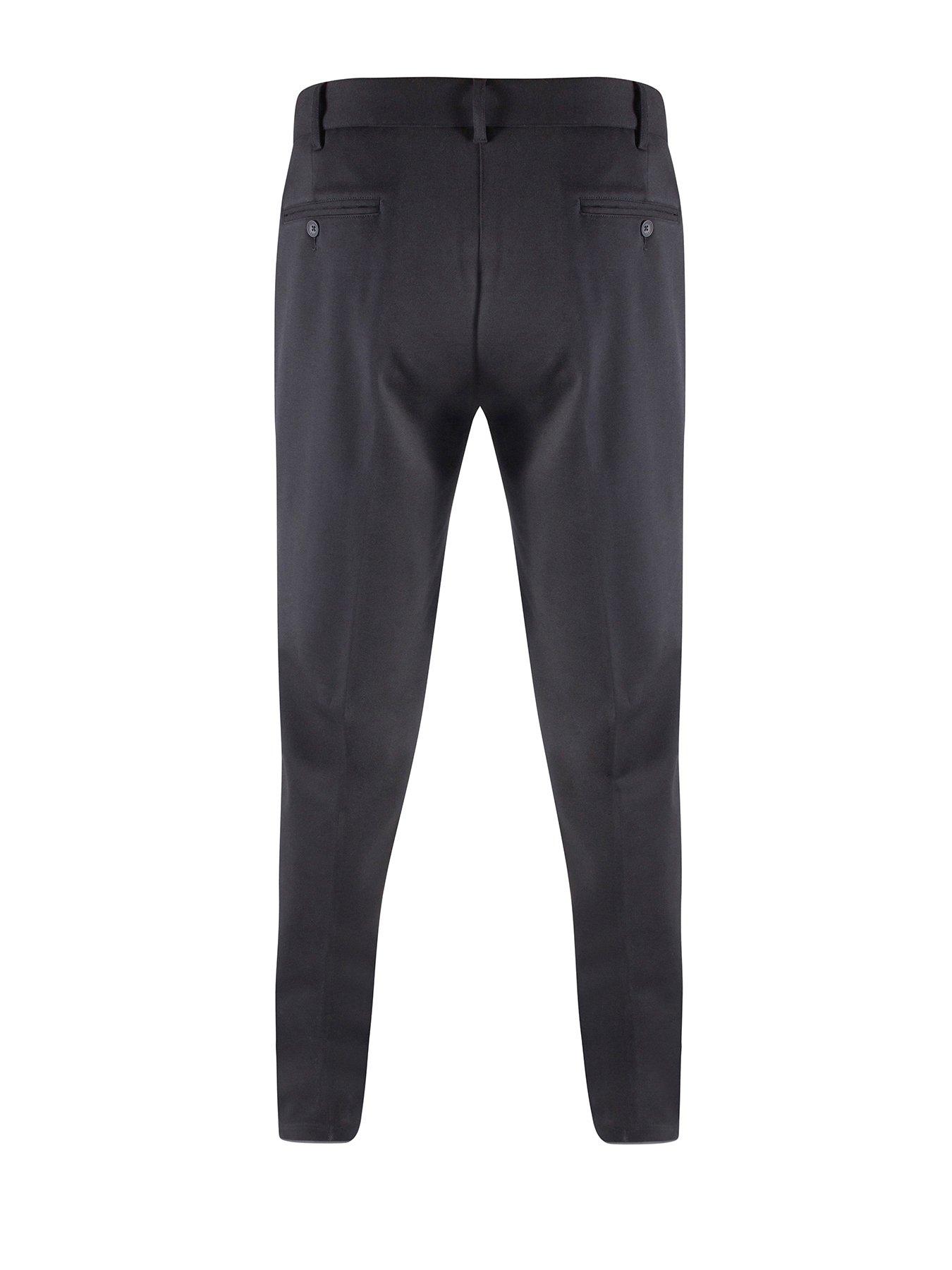 Image 3 of 3 of D555 D555 Yarmouth Stretch Trouser With Flexible Waistband - Black