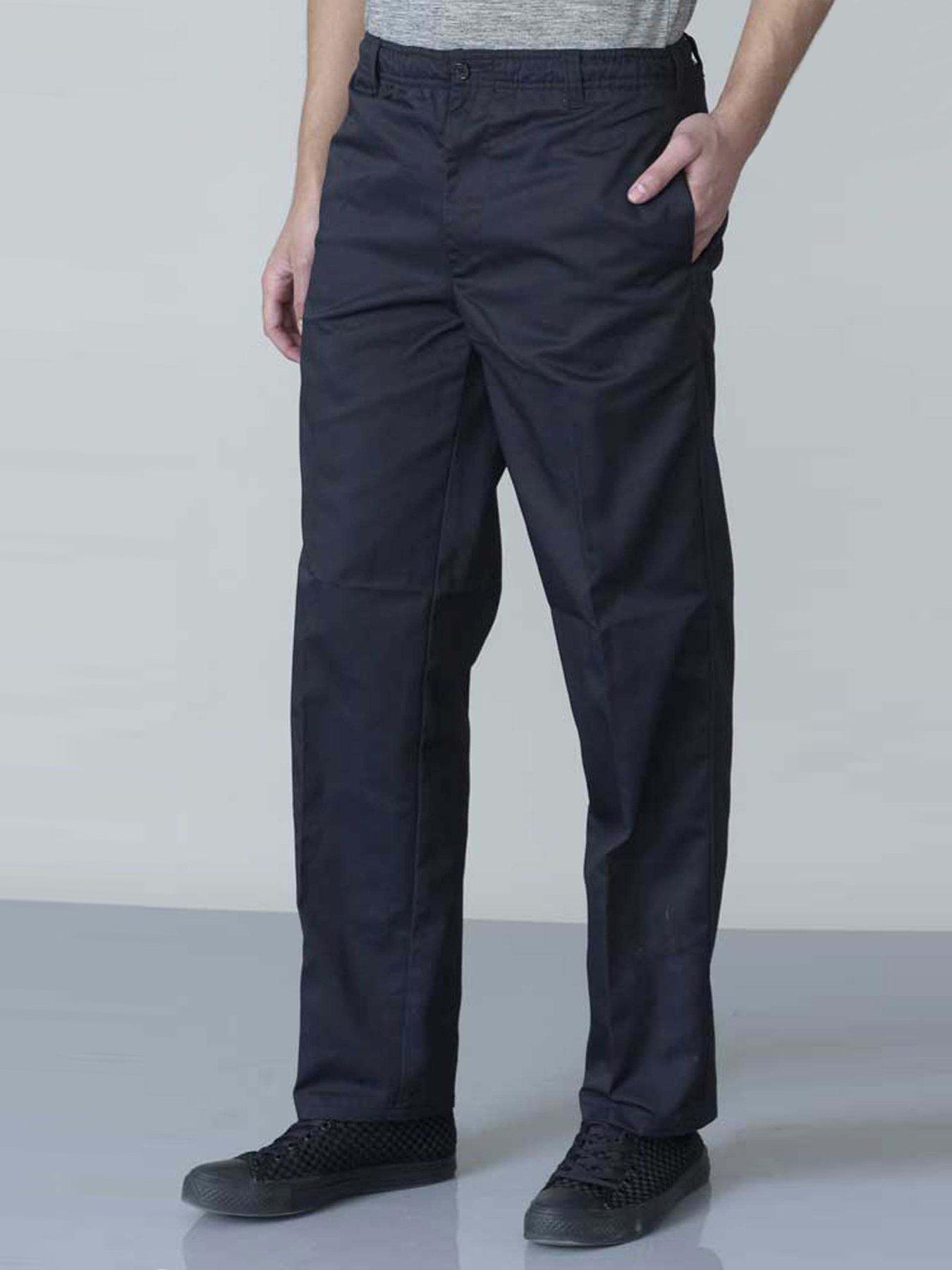 Image 1 of 4 of D555 D555 Basilio Elasticated Waist Rugby Trouser - Black