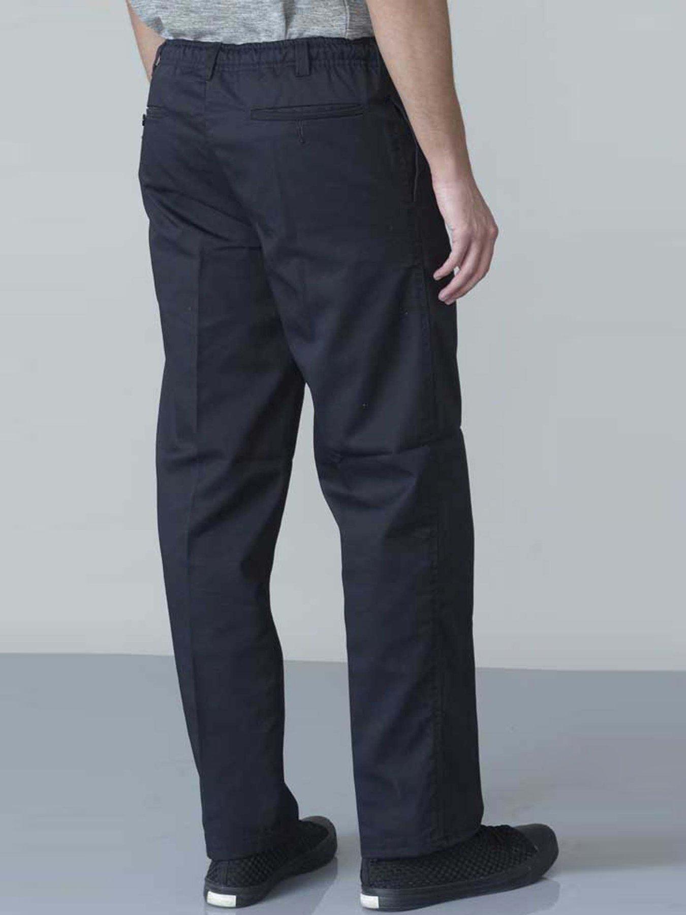 Image 2 of 4 of D555 D555 Basilio Elasticated Waist Rugby Trouser - Black