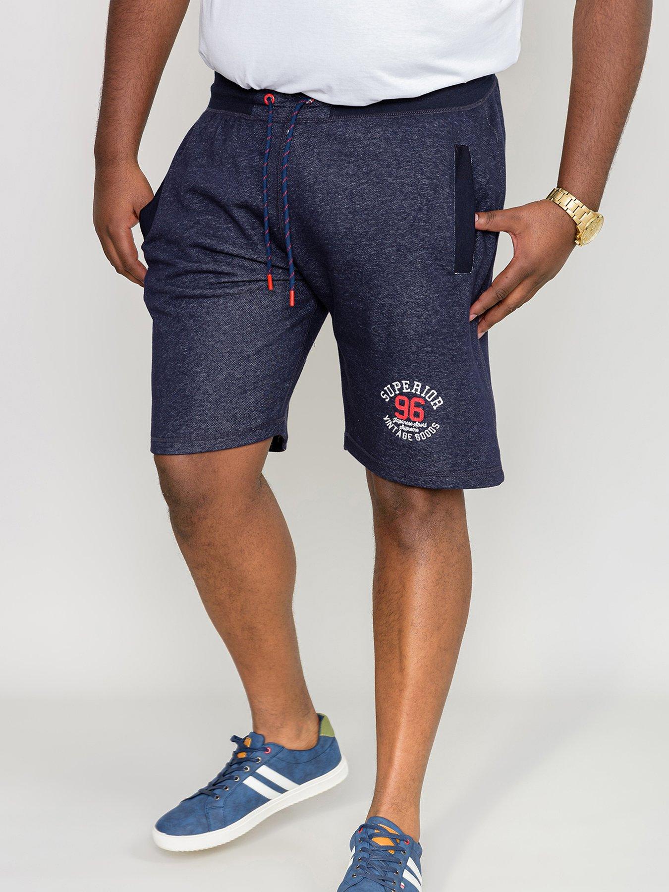 Image 1 of 5 of D555 Harlow 2 Elasticated Waist Shorts - Denim Blue Marl