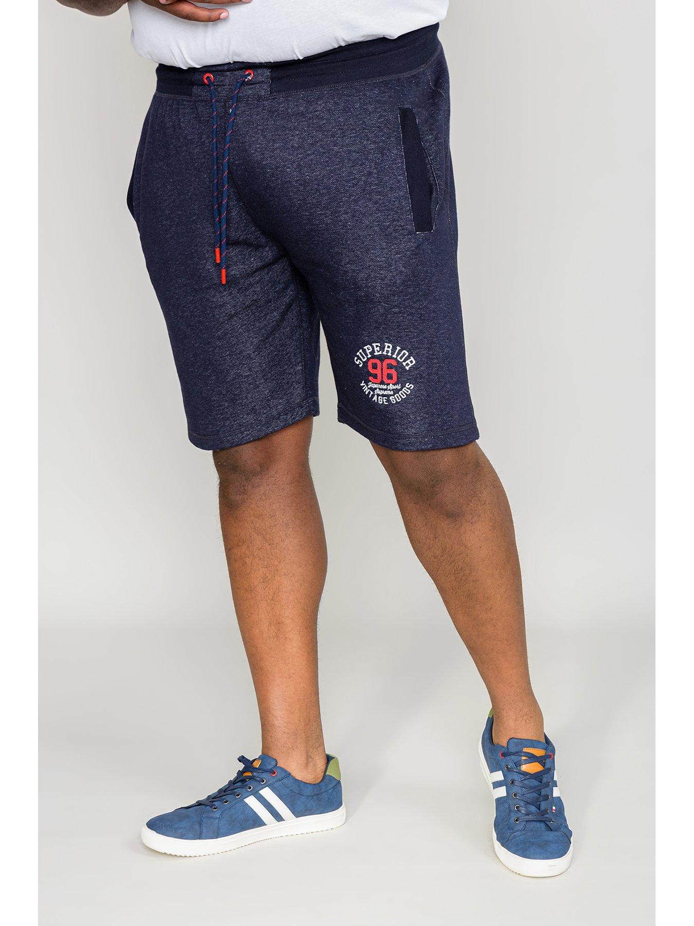 Image 2 of 5 of D555 Harlow 2 Elasticated Waist Shorts - Denim Blue Marl