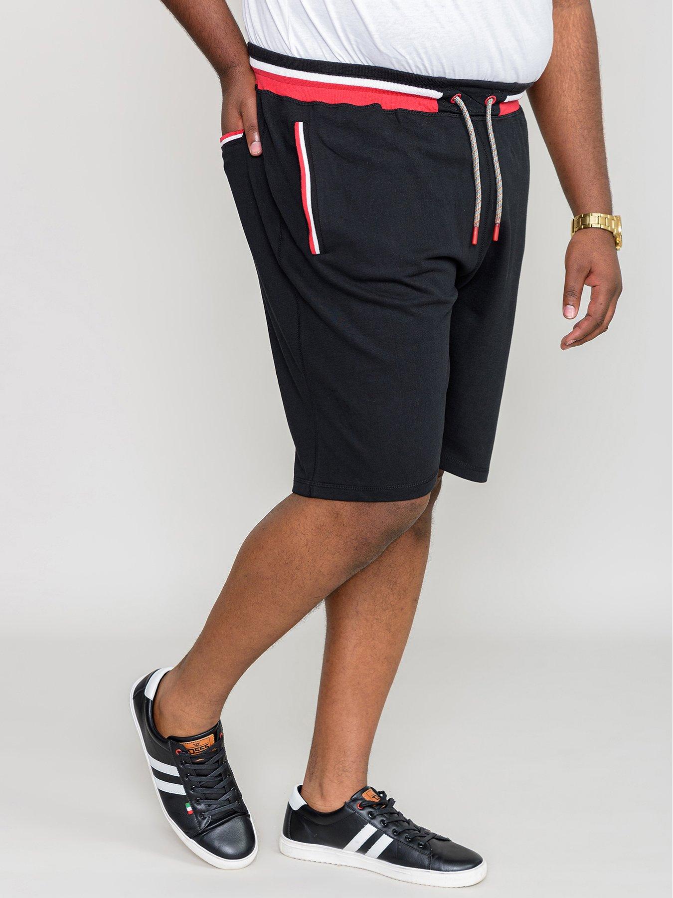 Image 2 of 5 of D555 D555 Dagenham 1 Elasticated Waist Shorts - Black
