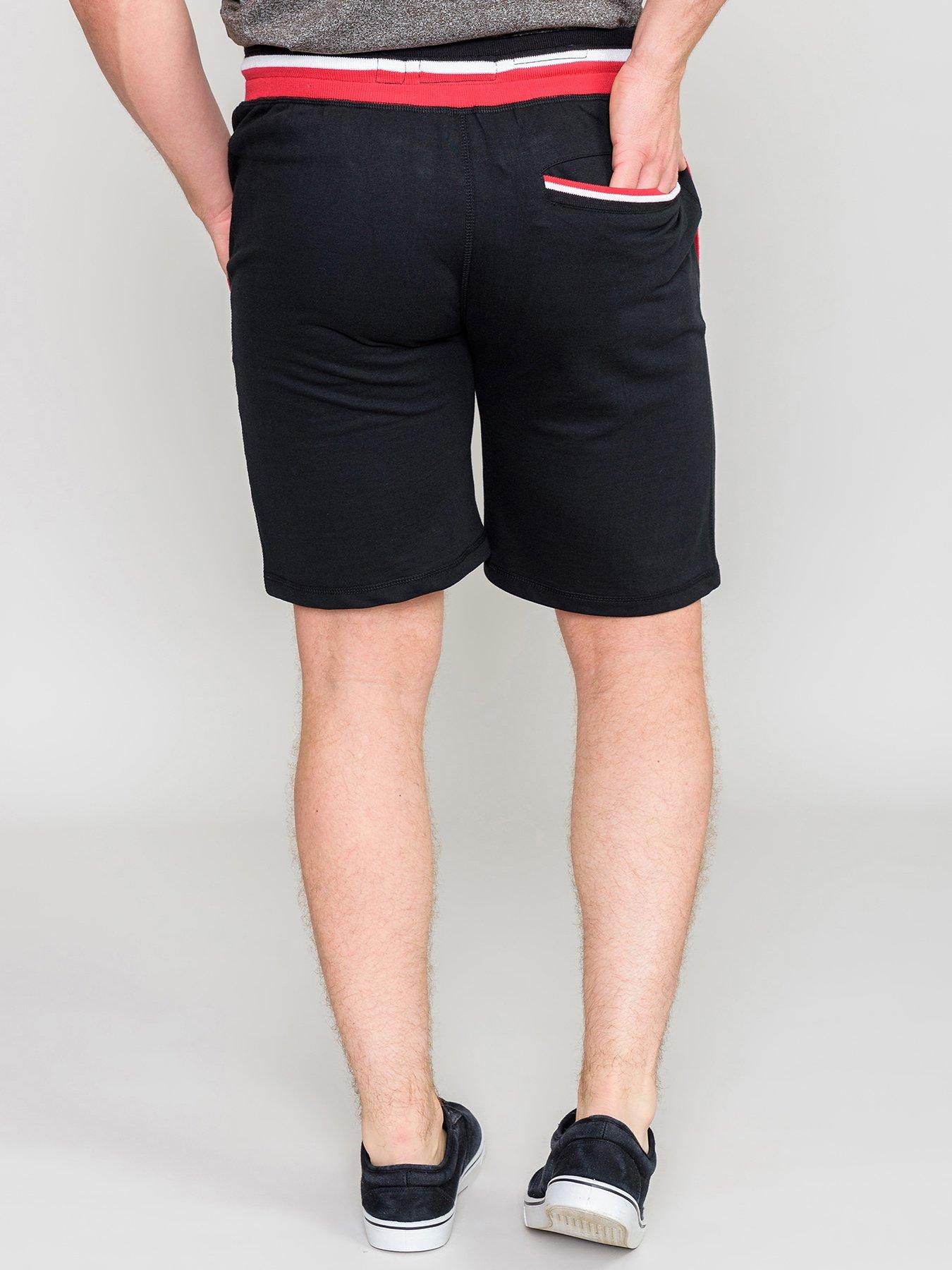 Image 3 of 5 of D555 D555 Dagenham 1 Elasticated Waist Shorts - Black