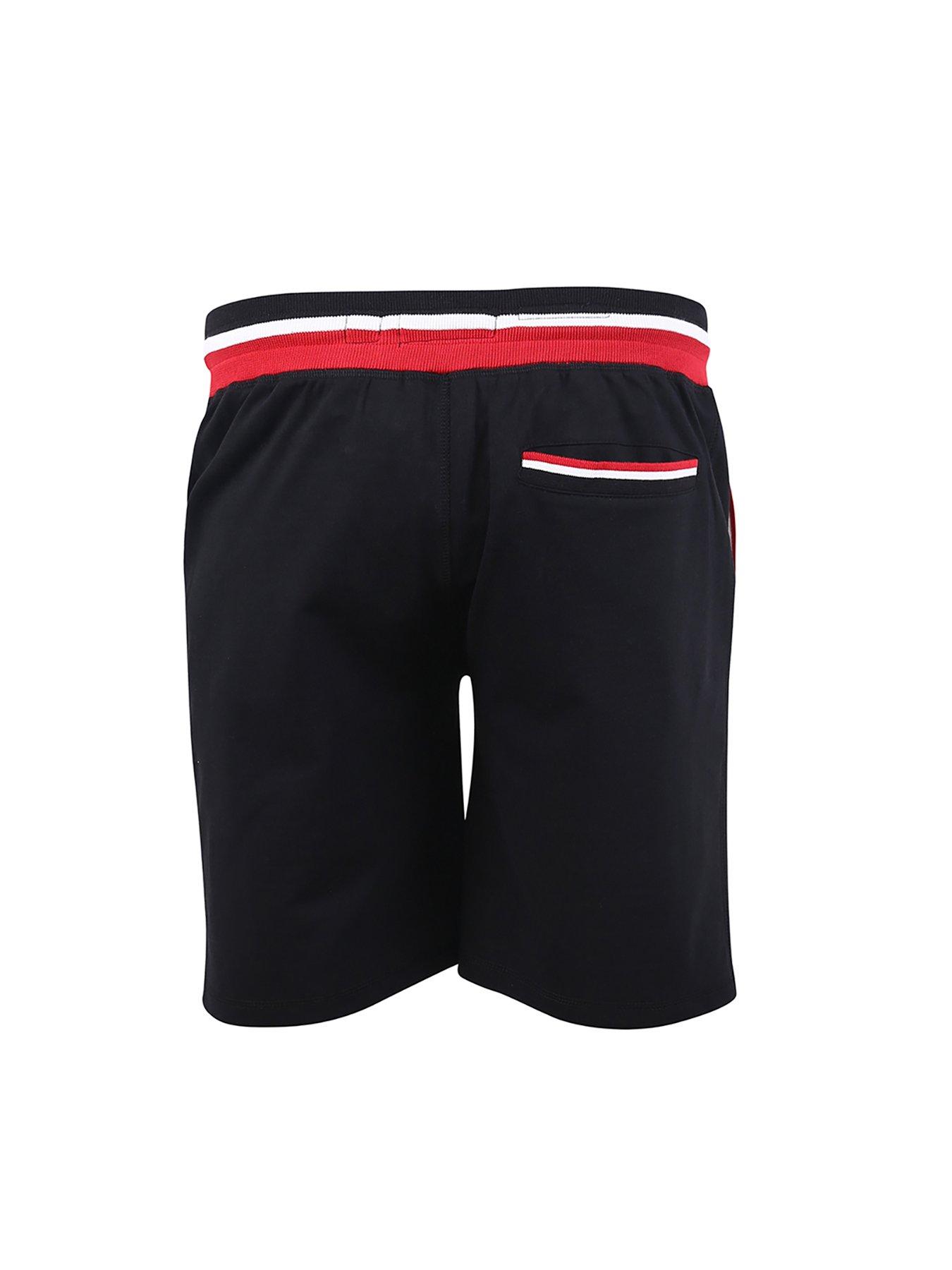 Image 5 of 5 of D555 D555 Dagenham 1 Elasticated Waist Shorts - Black
