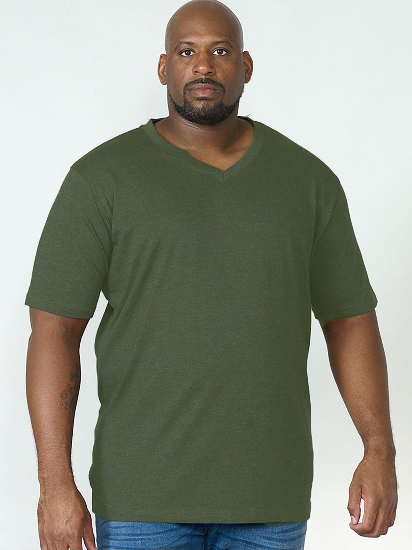 d555-signature-v-neck-t-shirt-khaki