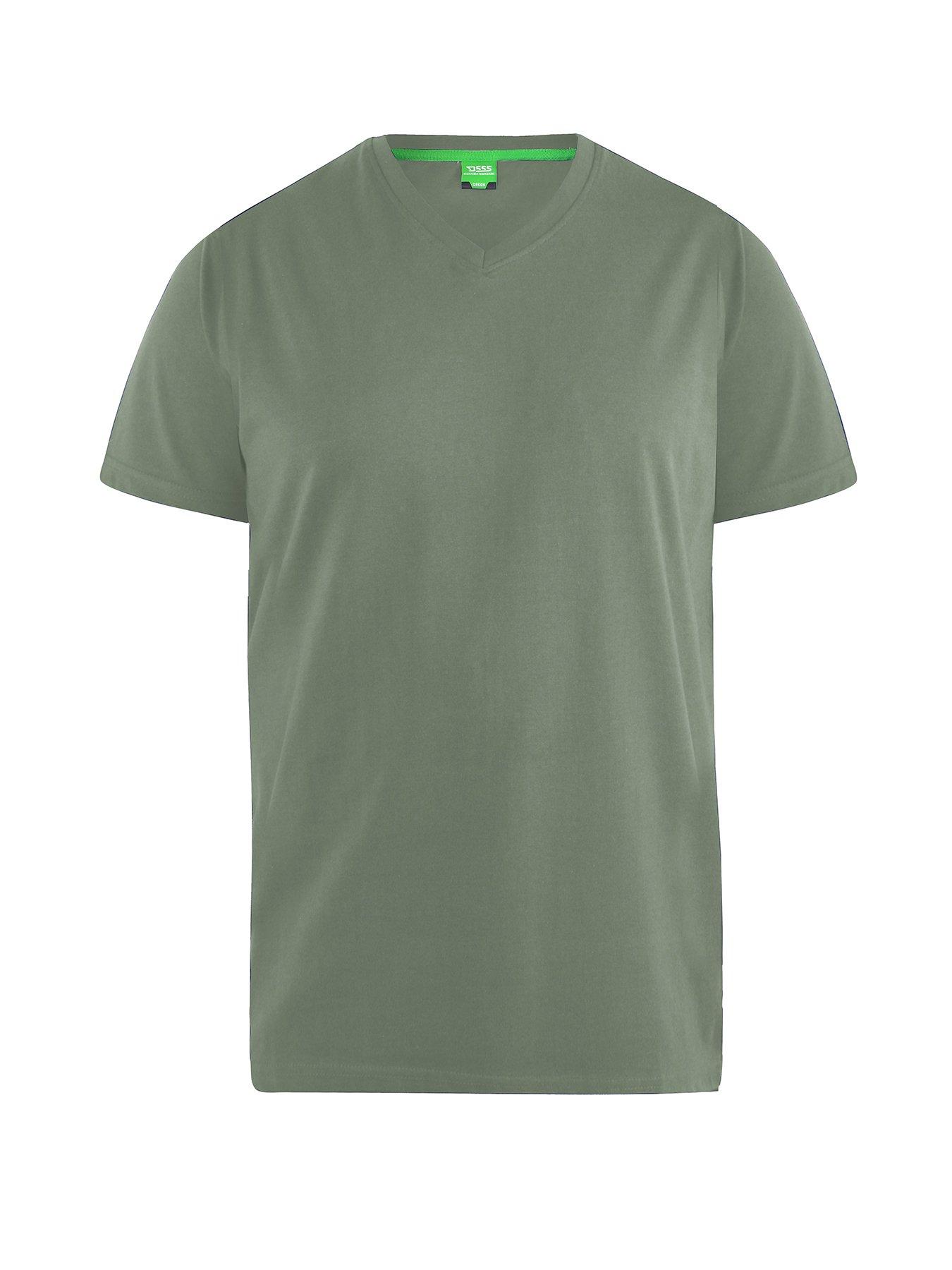 d555-signature-v-neck-t-shirt-khakiback