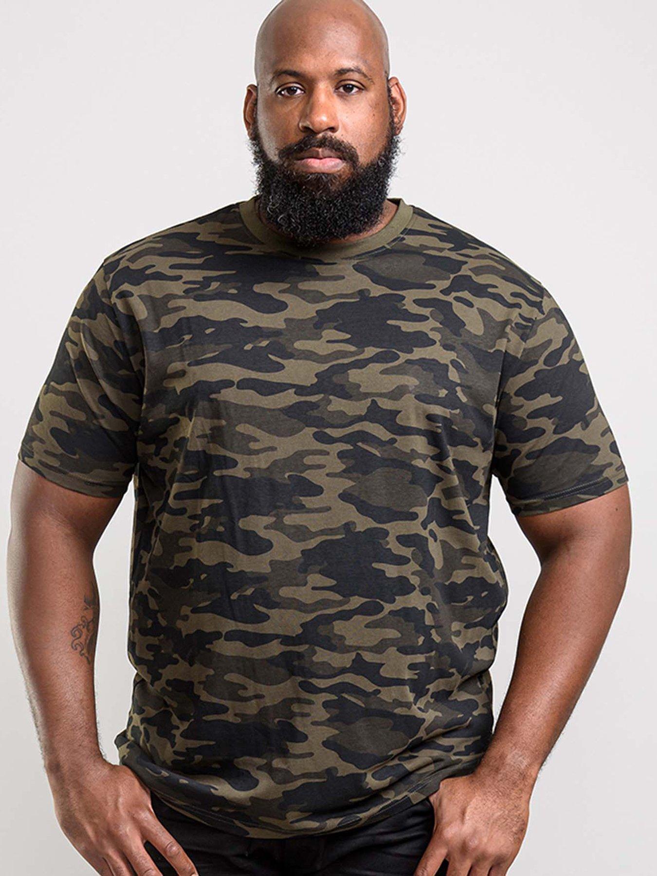 d555-gaston-camouflage-printed-t-shirt-multi