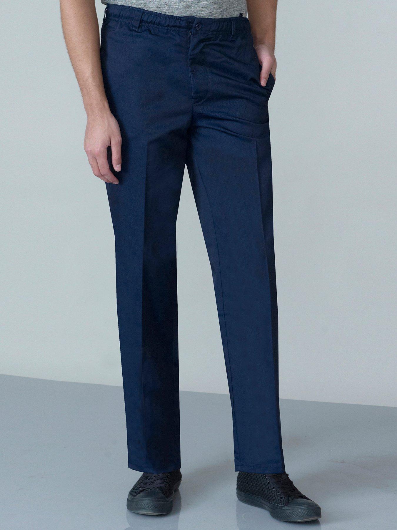 Image 1 of 3 of D555 Basilio Elasticated Waist Rugby Trouser - Navy