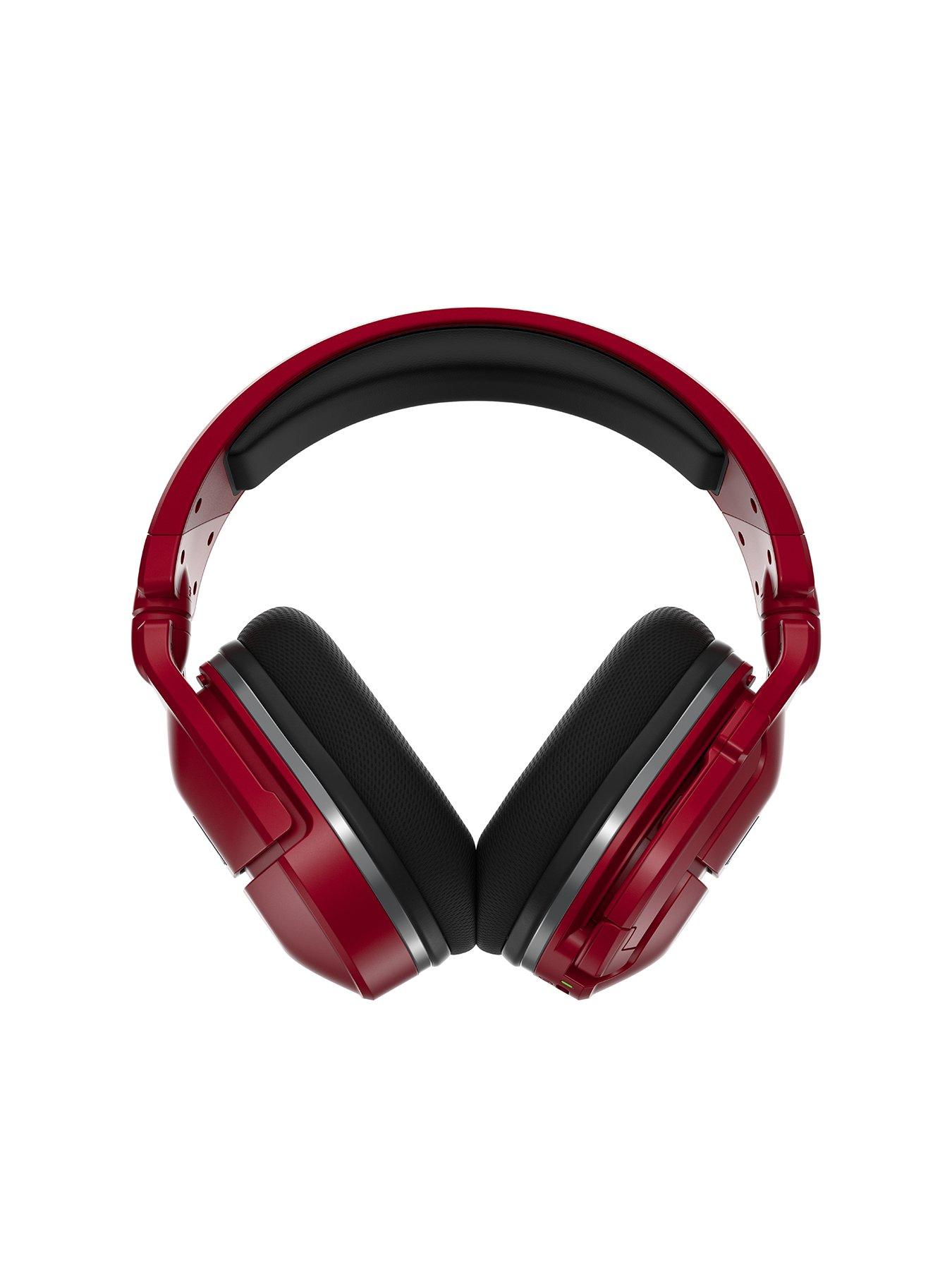 Wireless red online headphones