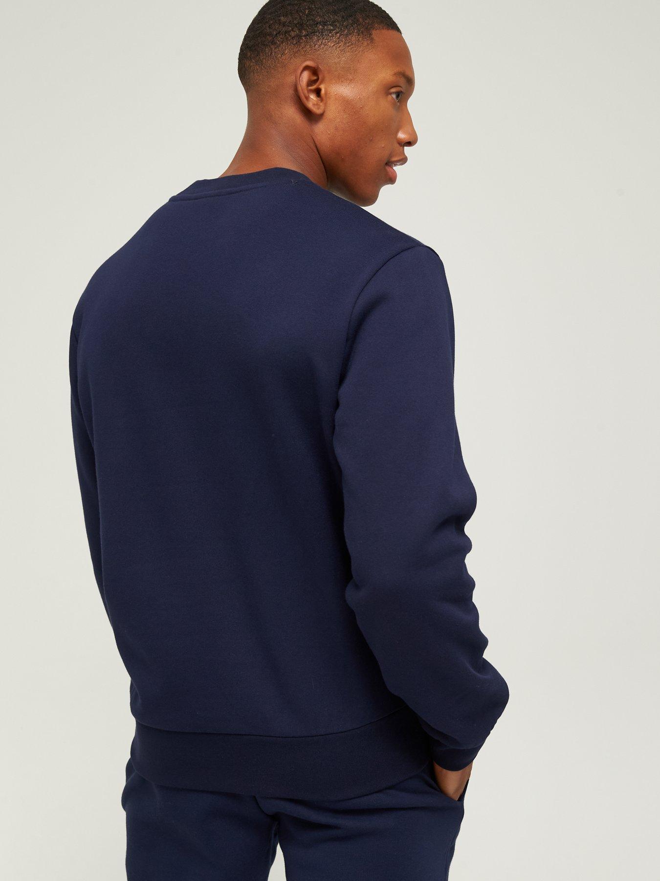 lacoste-crew-neck-sweatshirt-navystillFront