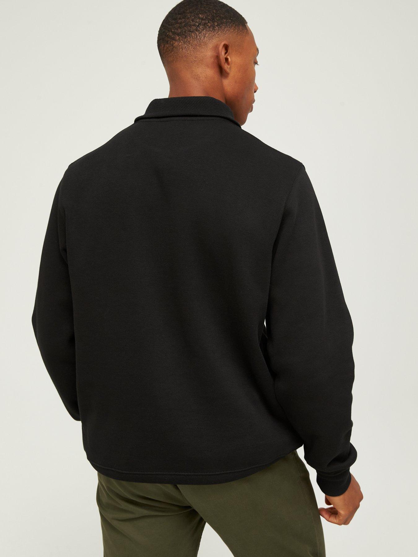 lacoste-lacoste-14-zip-small-logo-sweat-blackstillFront