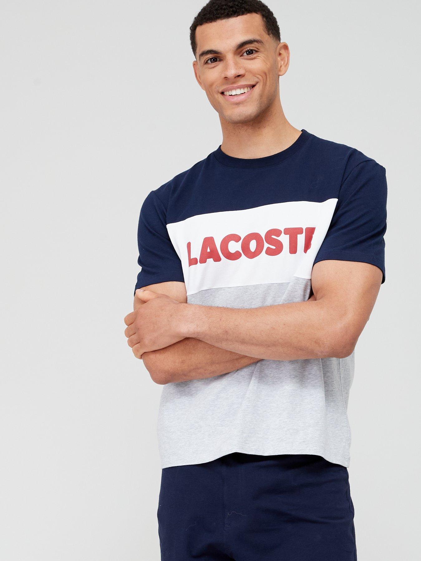 Lacoste Logo Lounge Set Navy Grey Very Ireland