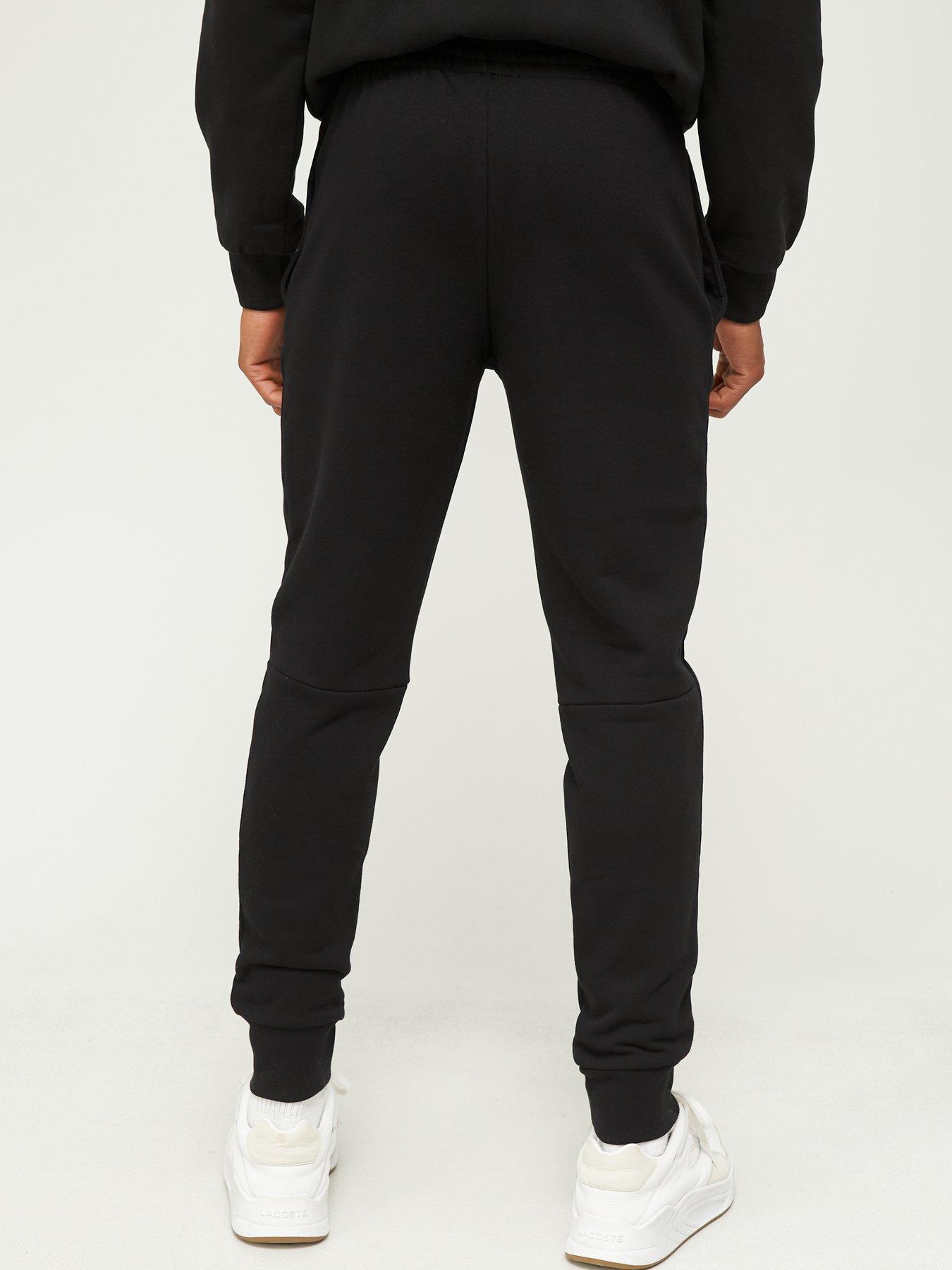 lacoste-fleece-jersey-joggers-blackstillFront