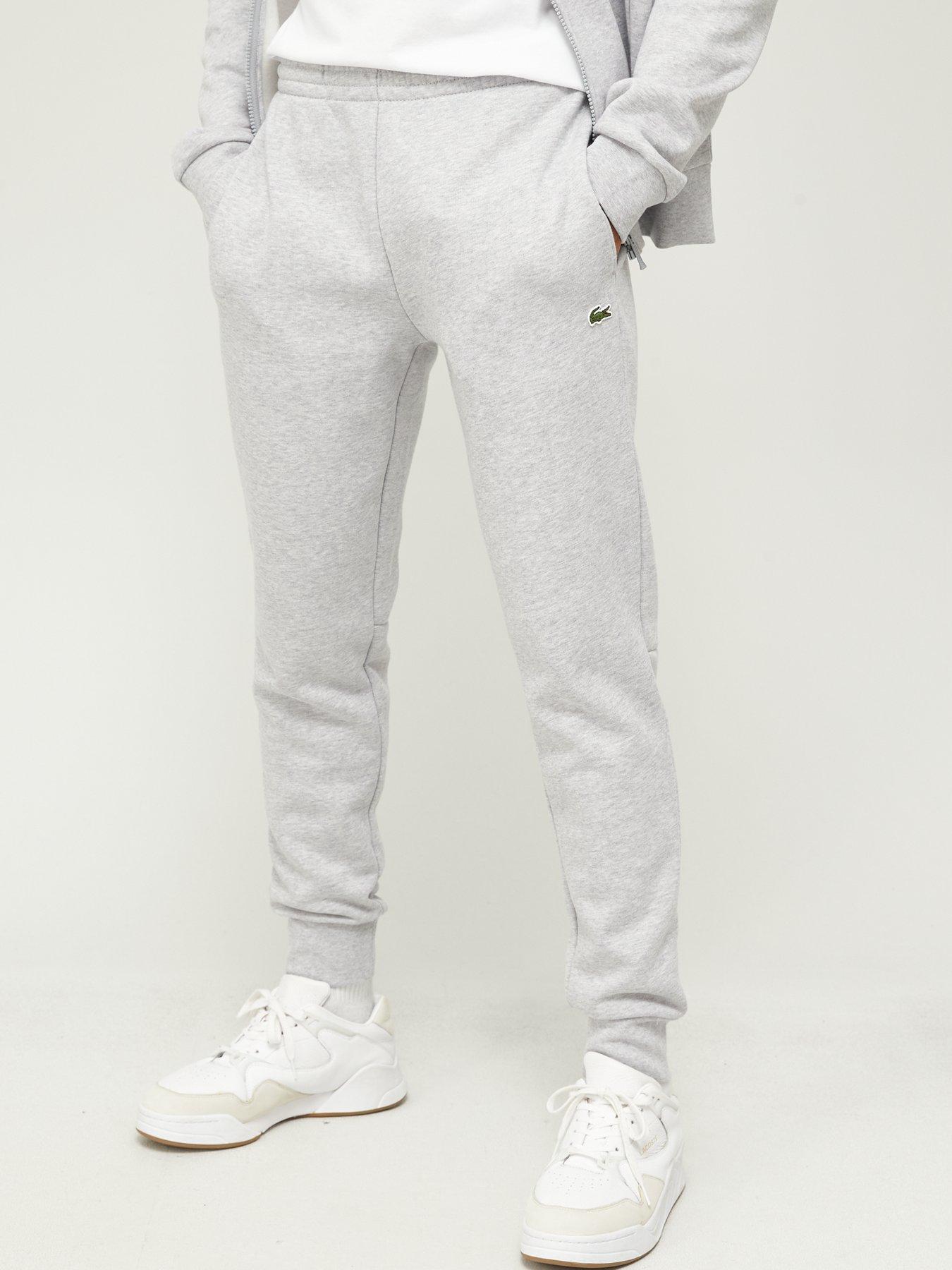 Grey lacoste clearance joggers