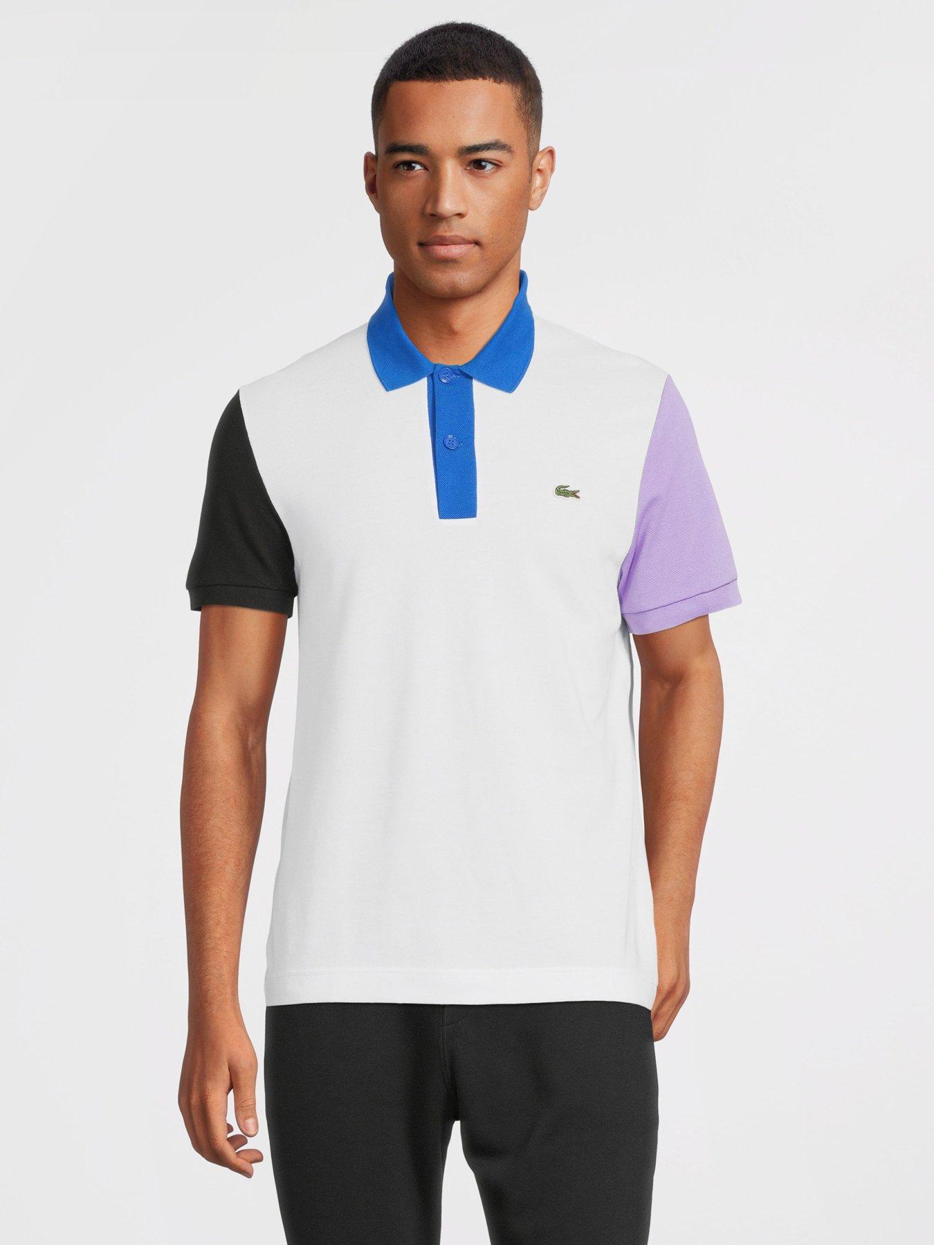 Lacoste block shop polo shirt