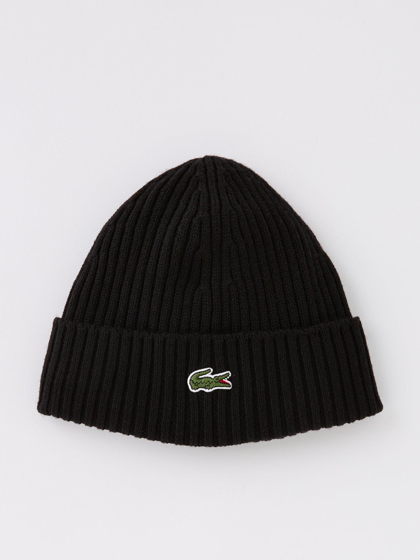 lacoste-logo-wool-beanie-black