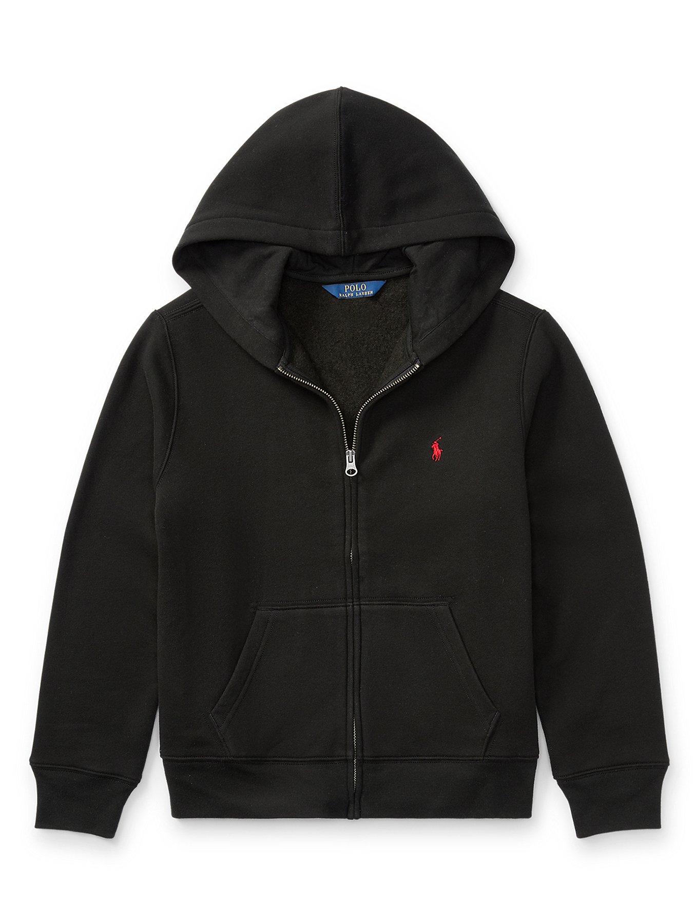 Polo Ralph Lauren Boys Classic Zip Through Hoodie - Black
