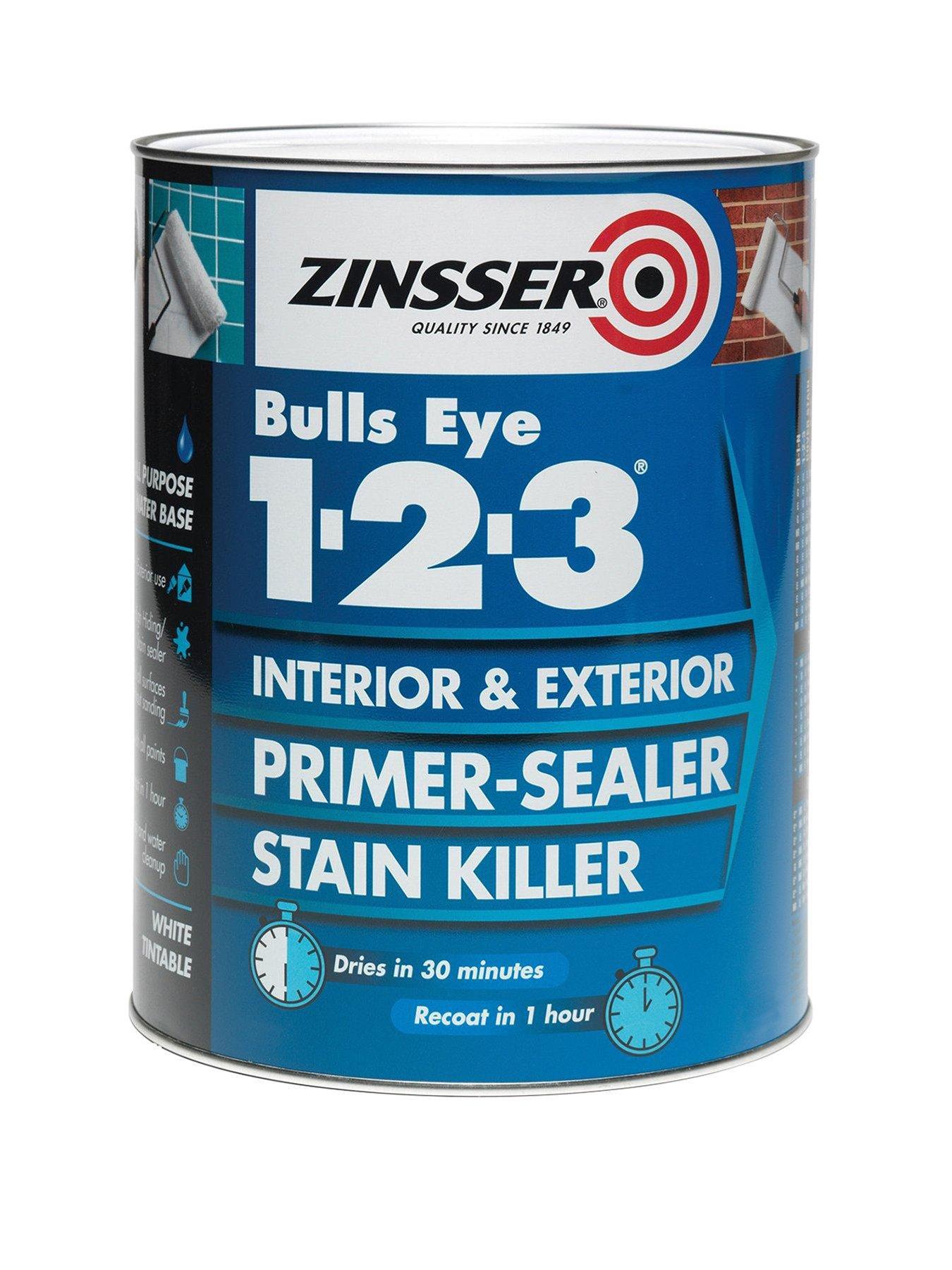 Image 1 of 2 of Zinsser Zinsser Bulls Eye 1-2-3 1L
