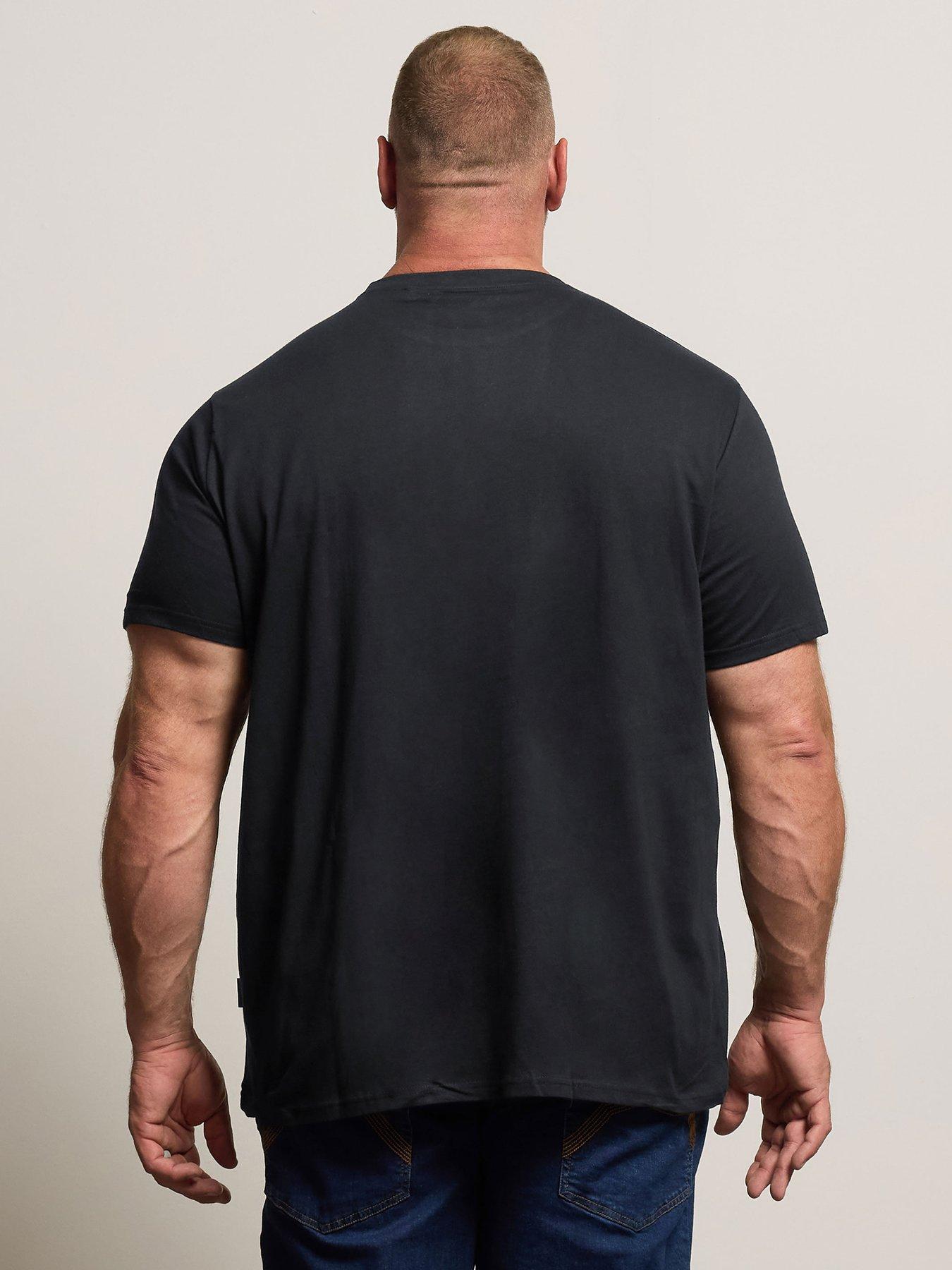 badrhino-5-pack-short-sleeve-t-shirts-blackstillFront