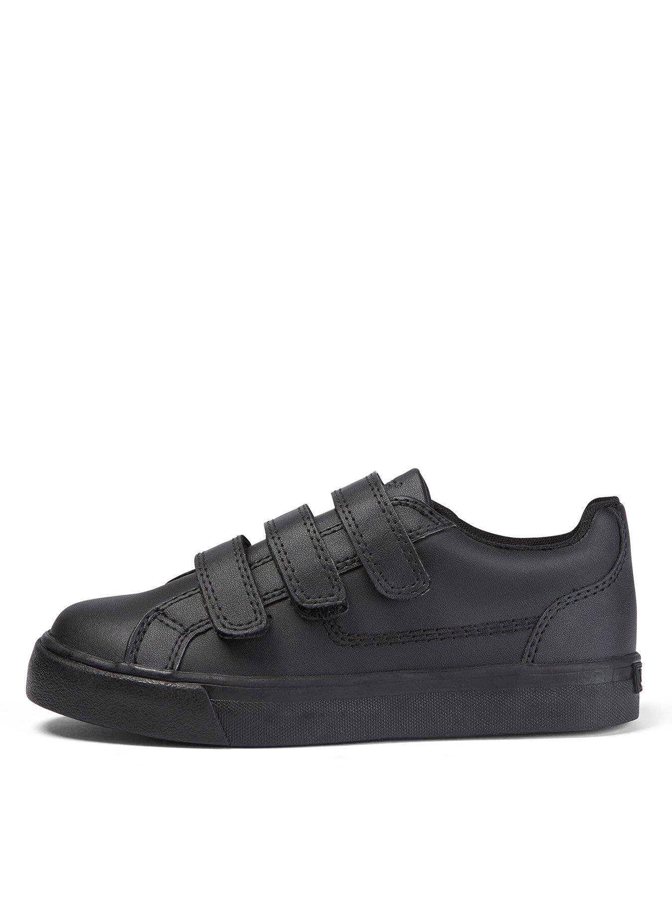 kickers-tovni-triple-strap-trainer-black