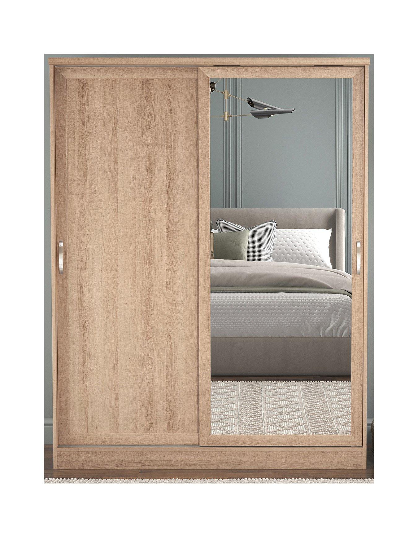 Image 1 of 3 of Very Home Camberley 2 Door Mirrored Sliding Wardrobe