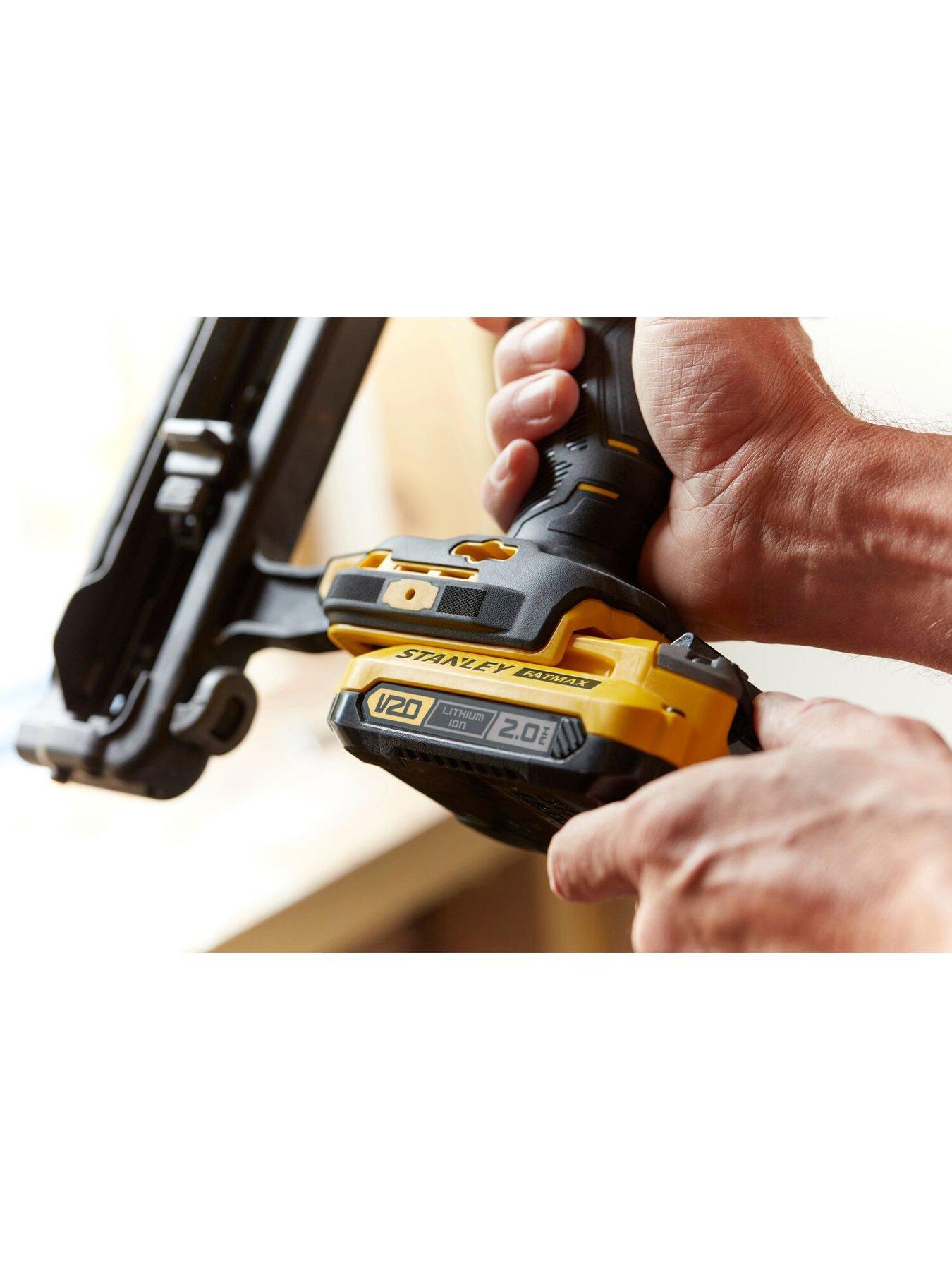 Stanley fatmax v20 18v best sale cordless nailer