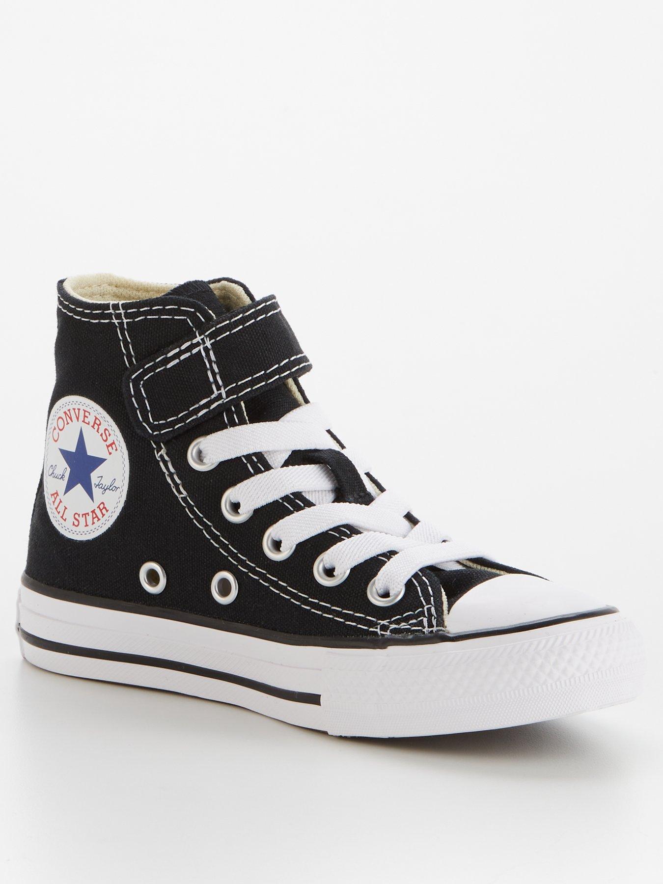 converse-kids-easy-on-velcro-hi-top-trainers-blackstillFront