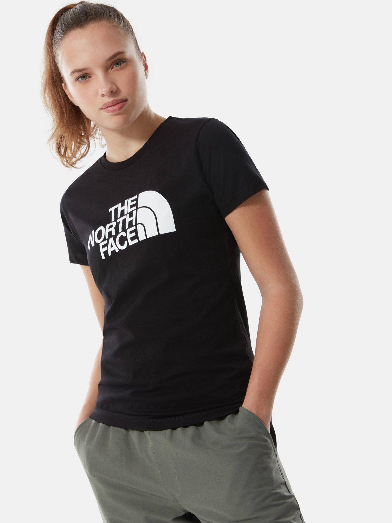 Womens black north face cheap t shirt