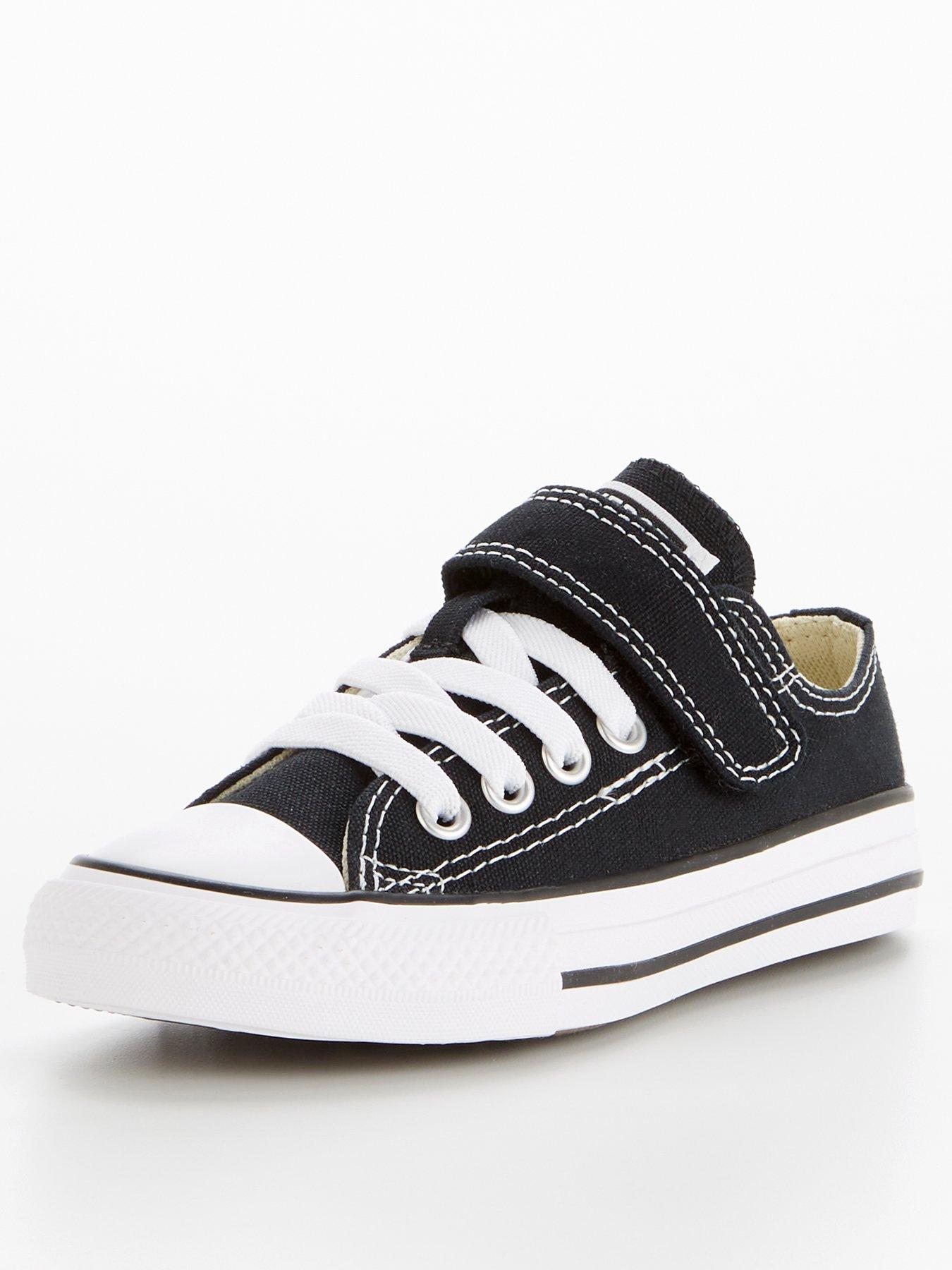 converse-kids-easy-on-velcro-ox-trainers-blackstillFront