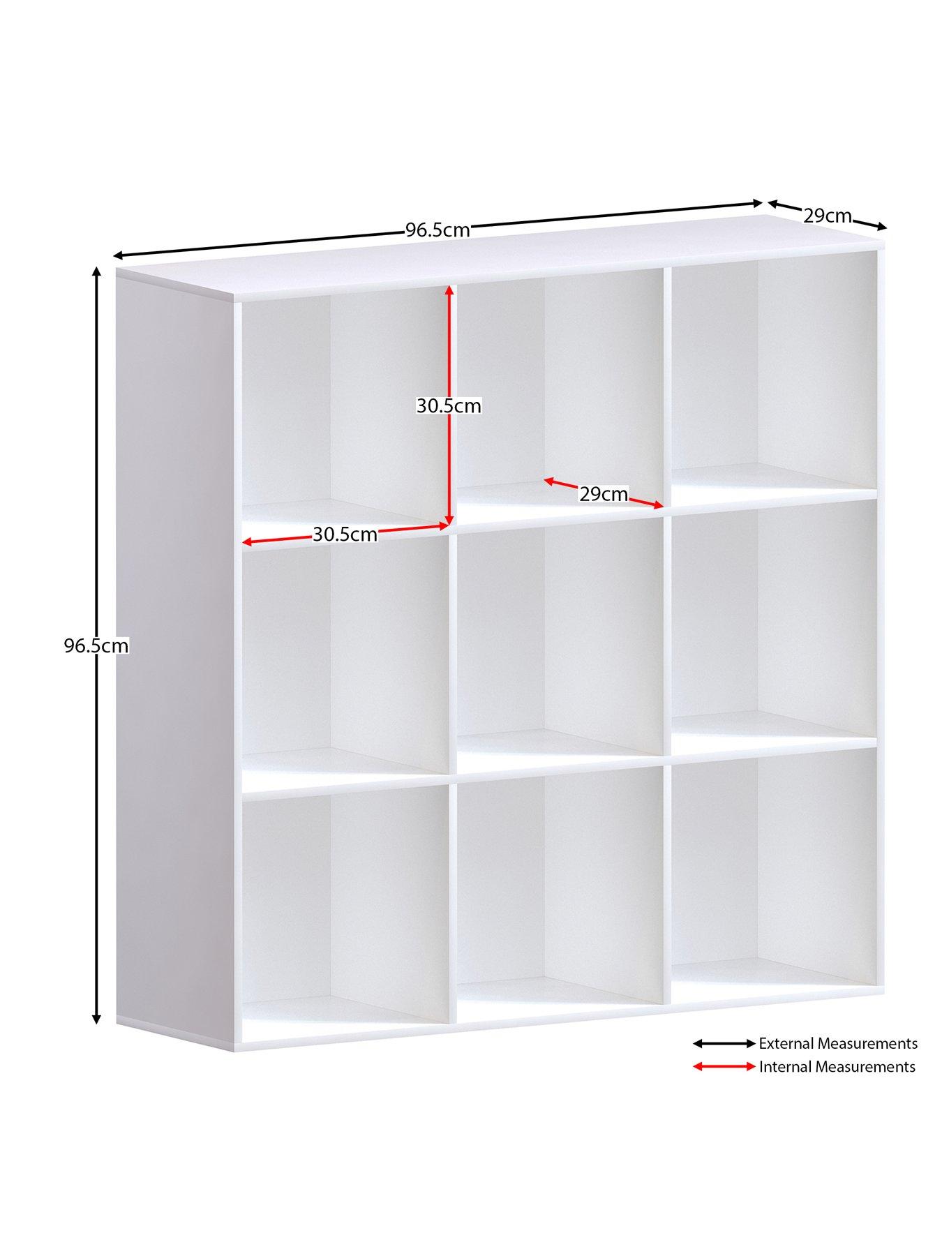 Image 6 of 6 of Vida Designs Durham 3 x 3 Cube Storage Unit - White
