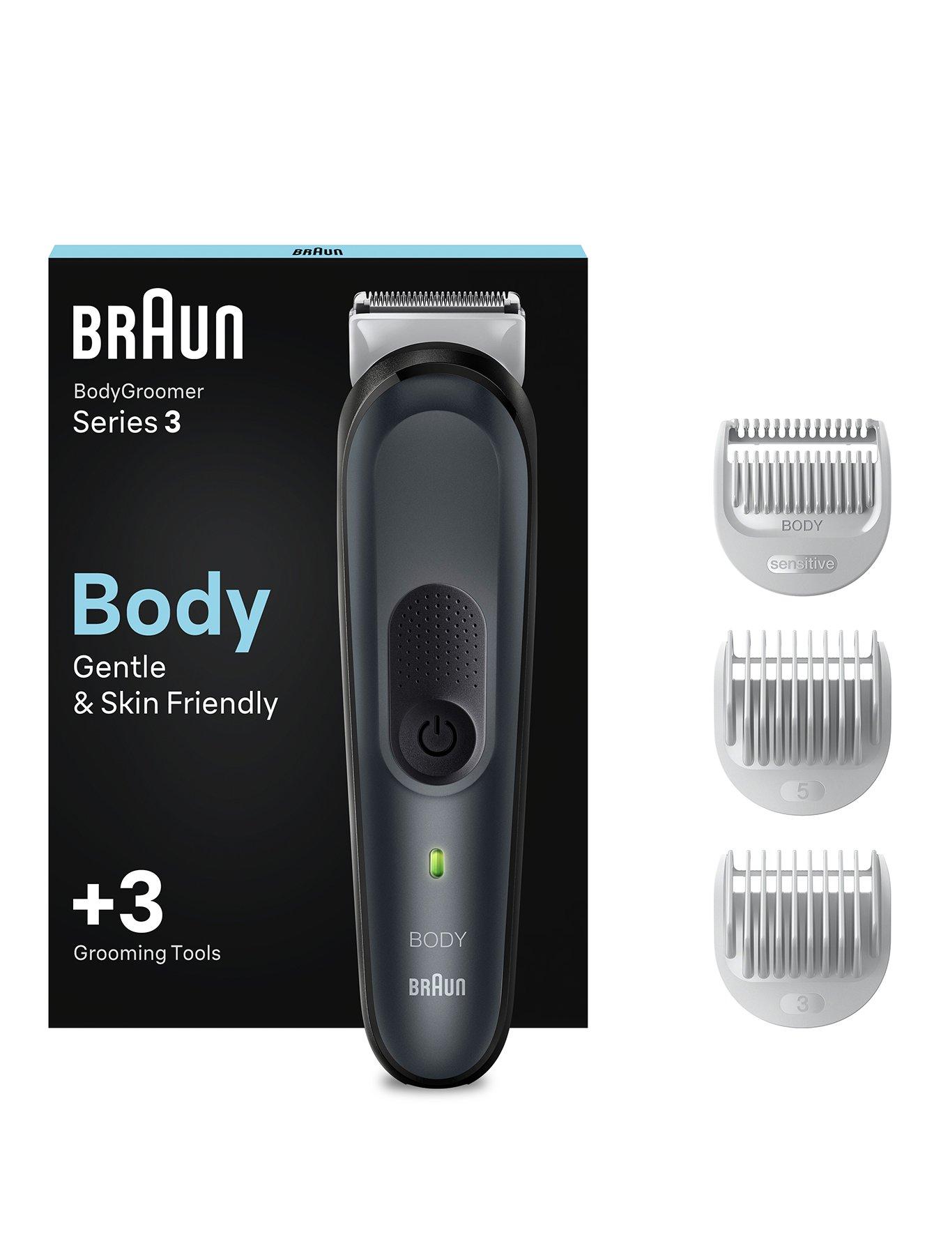 Image of Braun Body Groomer 3 BG3350 Manscaping Tool For Men with Sensitive Comb