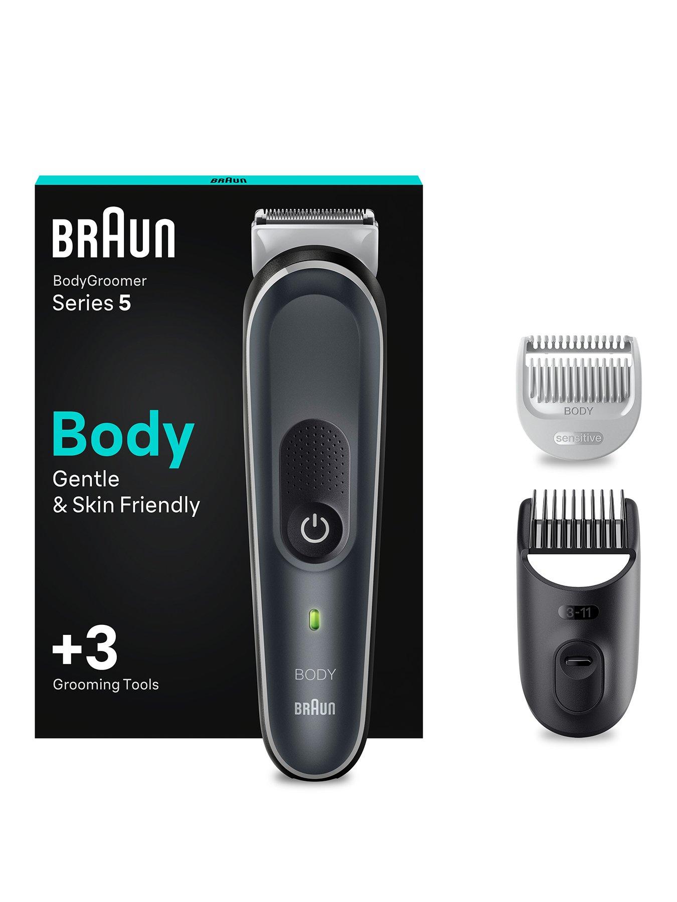 Image of Braun Body Groomer 5 BG5350 Manscaping Tool For Men with Sensitive Comb