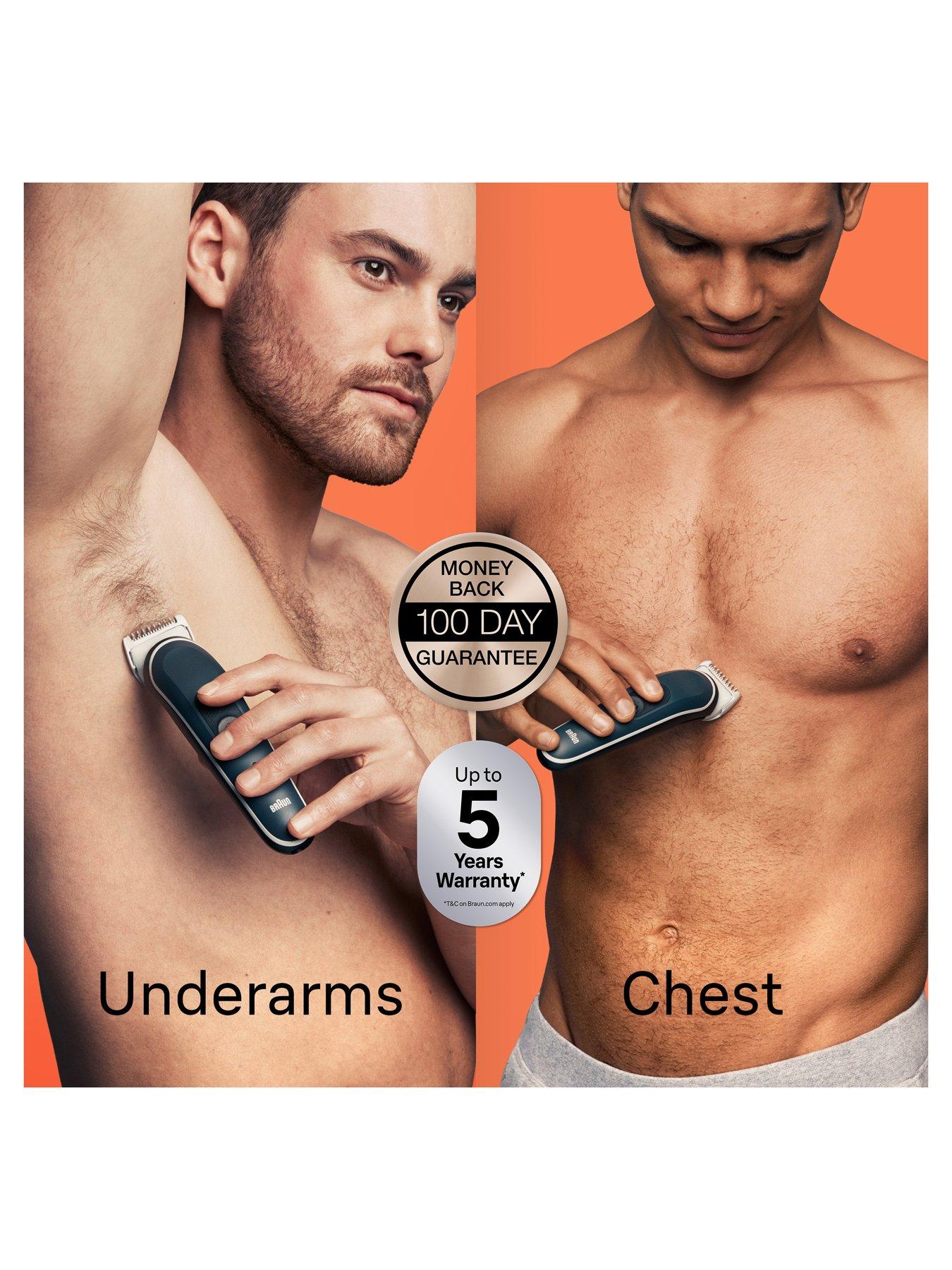 Image 2 of 8 of Braun Body Groomer 5 BG5350&nbsp;Manscaping Tool For Men with Sensitive Comb