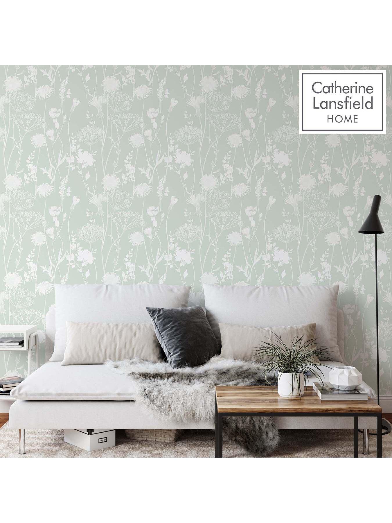 undefined Catherine Lansfield Meadowsweet Wallpaper