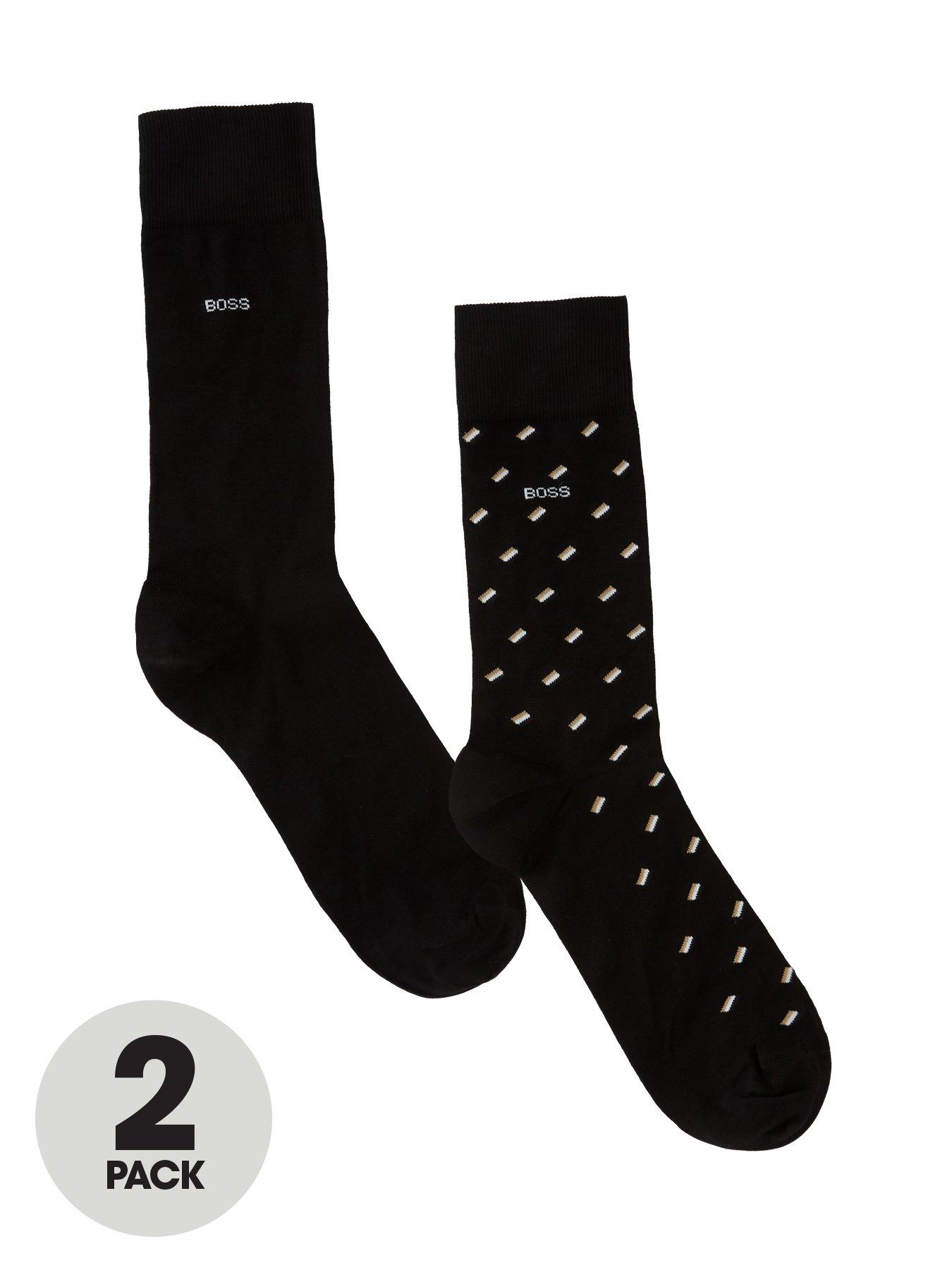 boss-bodywear-2-pack-rs-minipattern-mc-crew-socks-black