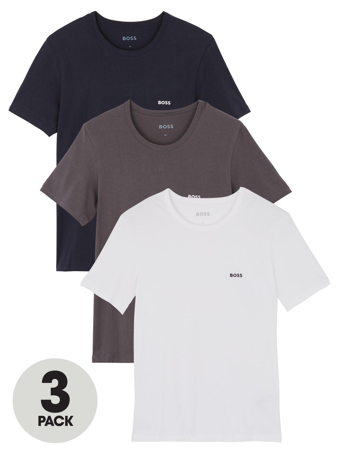 BOSS Bodywear 3 Pack Classic Crew T-Shirt - Multi