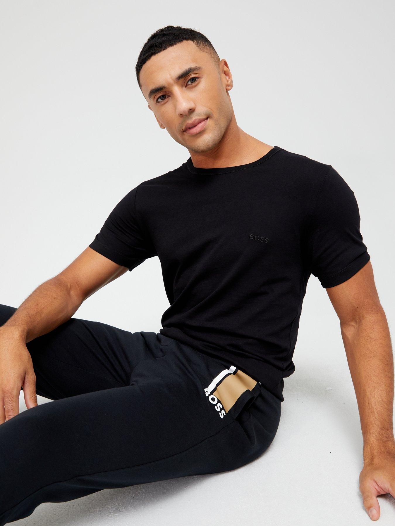 Image 2 of 6 of BOSS 3 Pack Classic Crew T-Shirt - Black