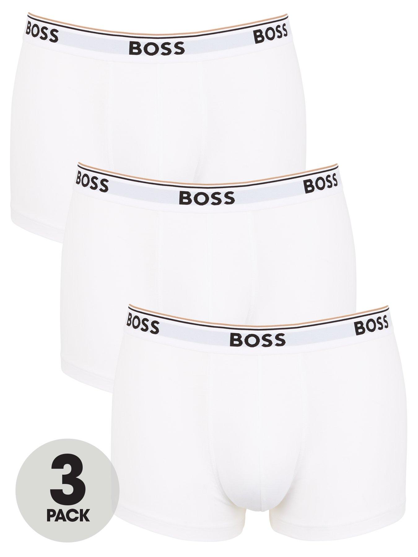 Image 1 of 3 of BOSS 3 Pack Power Trunks - White