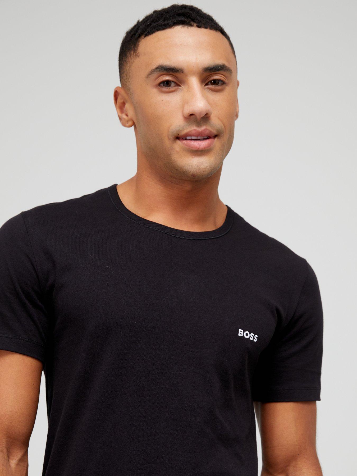 Image 5 of 6 of BOSS Mens 3 Pack Crew Neck Regular Fit T-Shirts - Multi