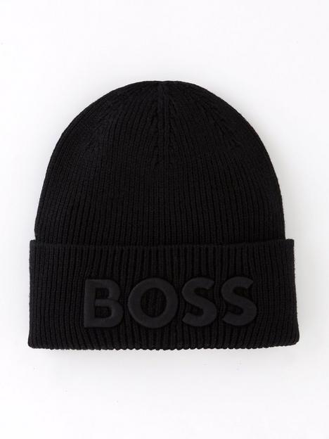 boss-afox-1-large-logo-beanie-hat-black