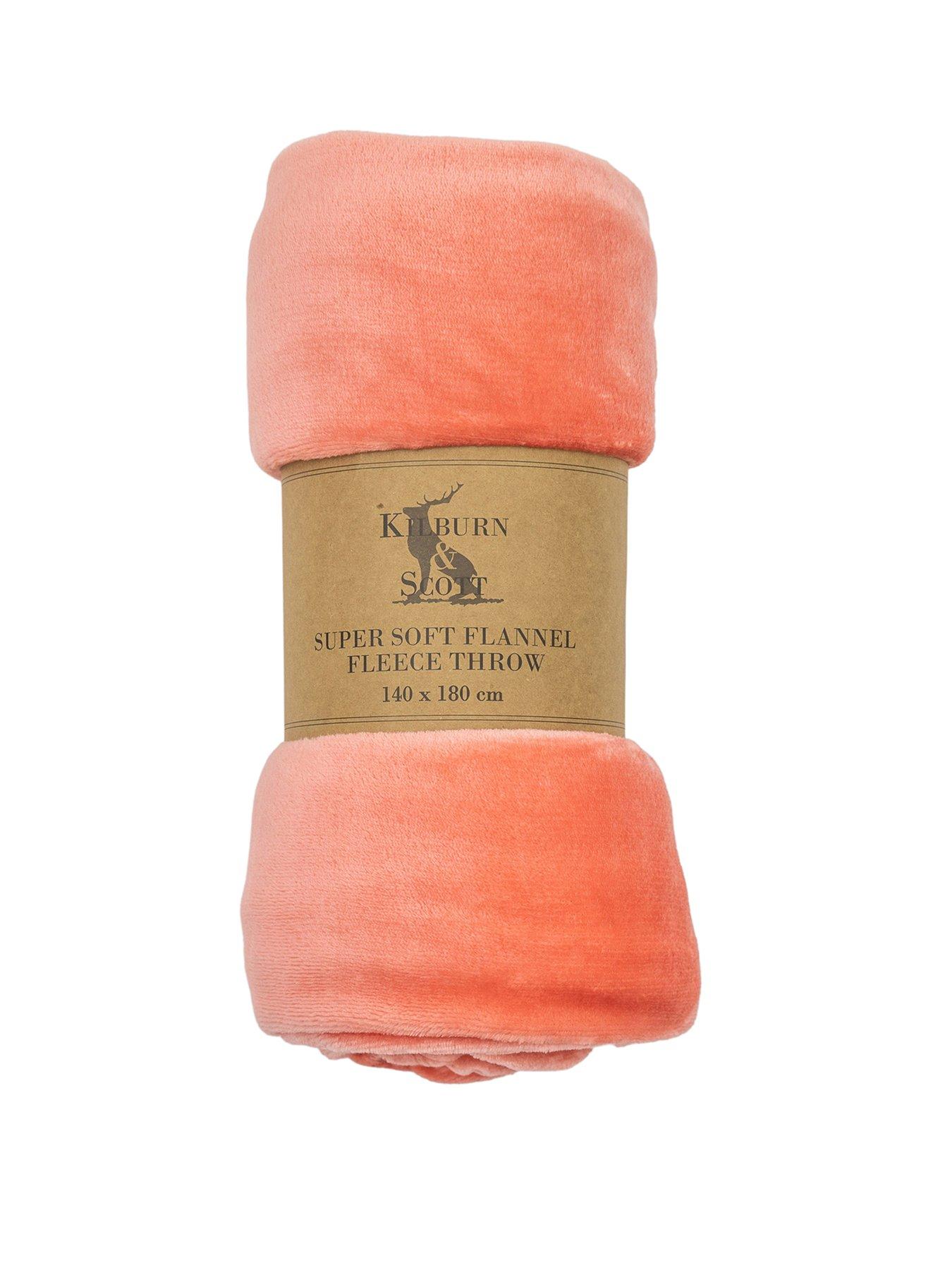 Image 1 of 1 of Kilburn & Scott Lois Super Soft Rolled Flannel Fleece Throw