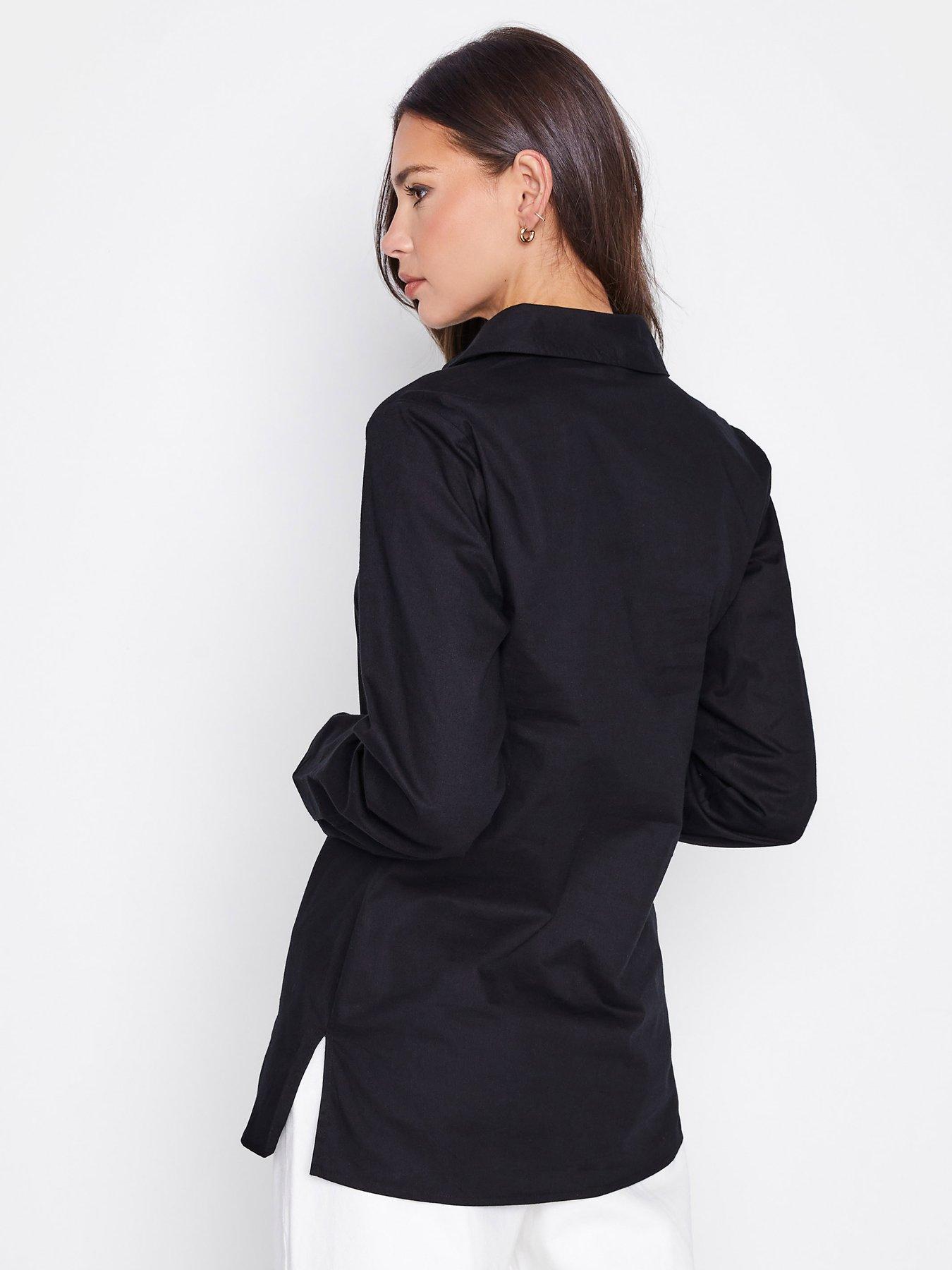 long-tall-sally-long-tall-sally-black-fitted-shirtstillFront